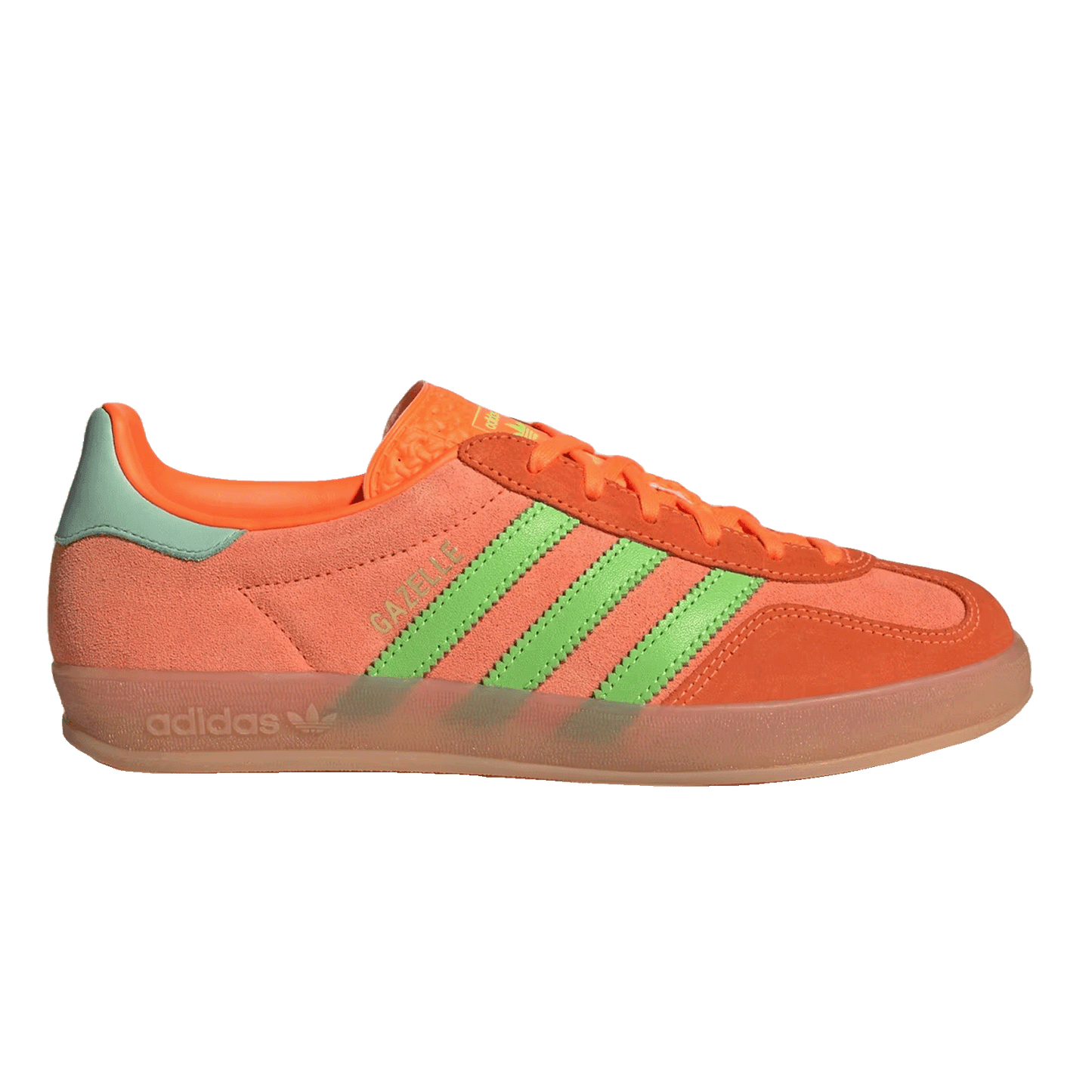 adidas Gazelle Indoor Solar Orange Solar Green (W)