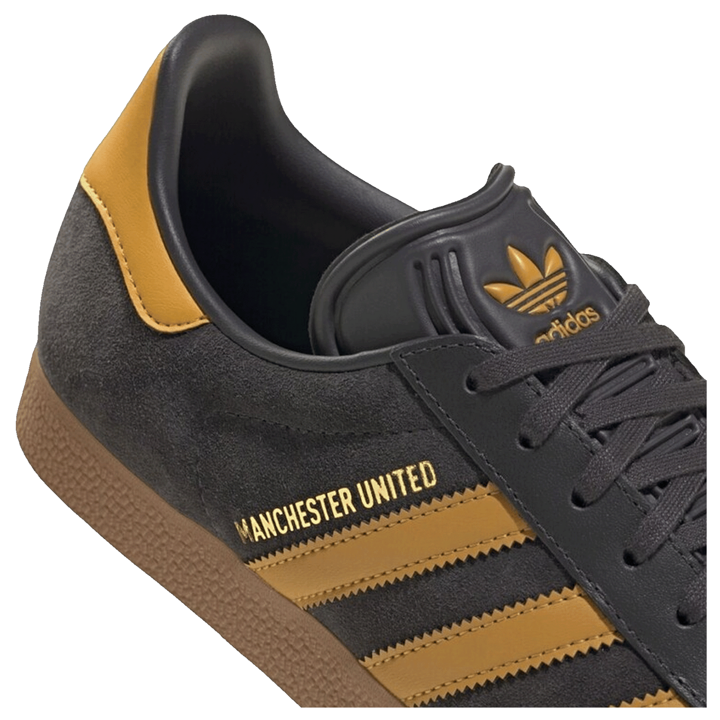 adidas Gazelle Manchester United Third Kit Brown Detail