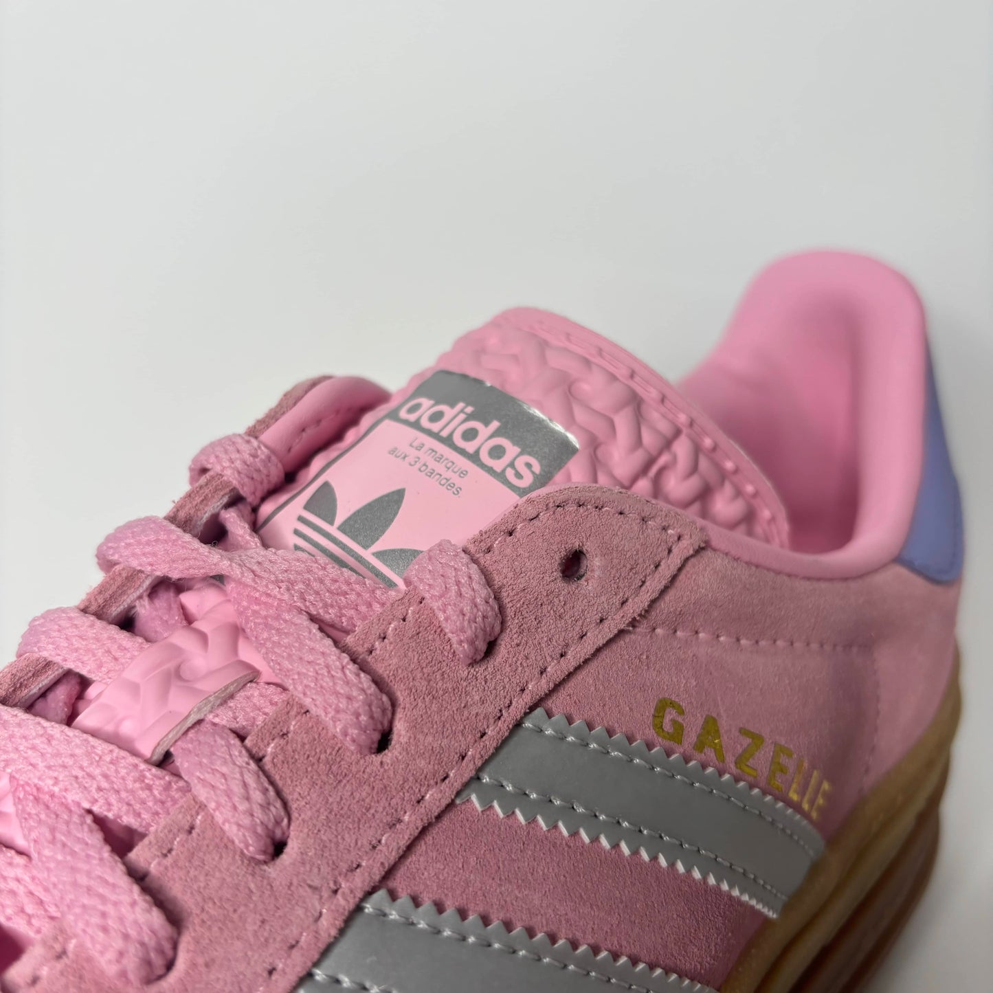 Adidas Gazlle Bold True Pink Gum Tongue