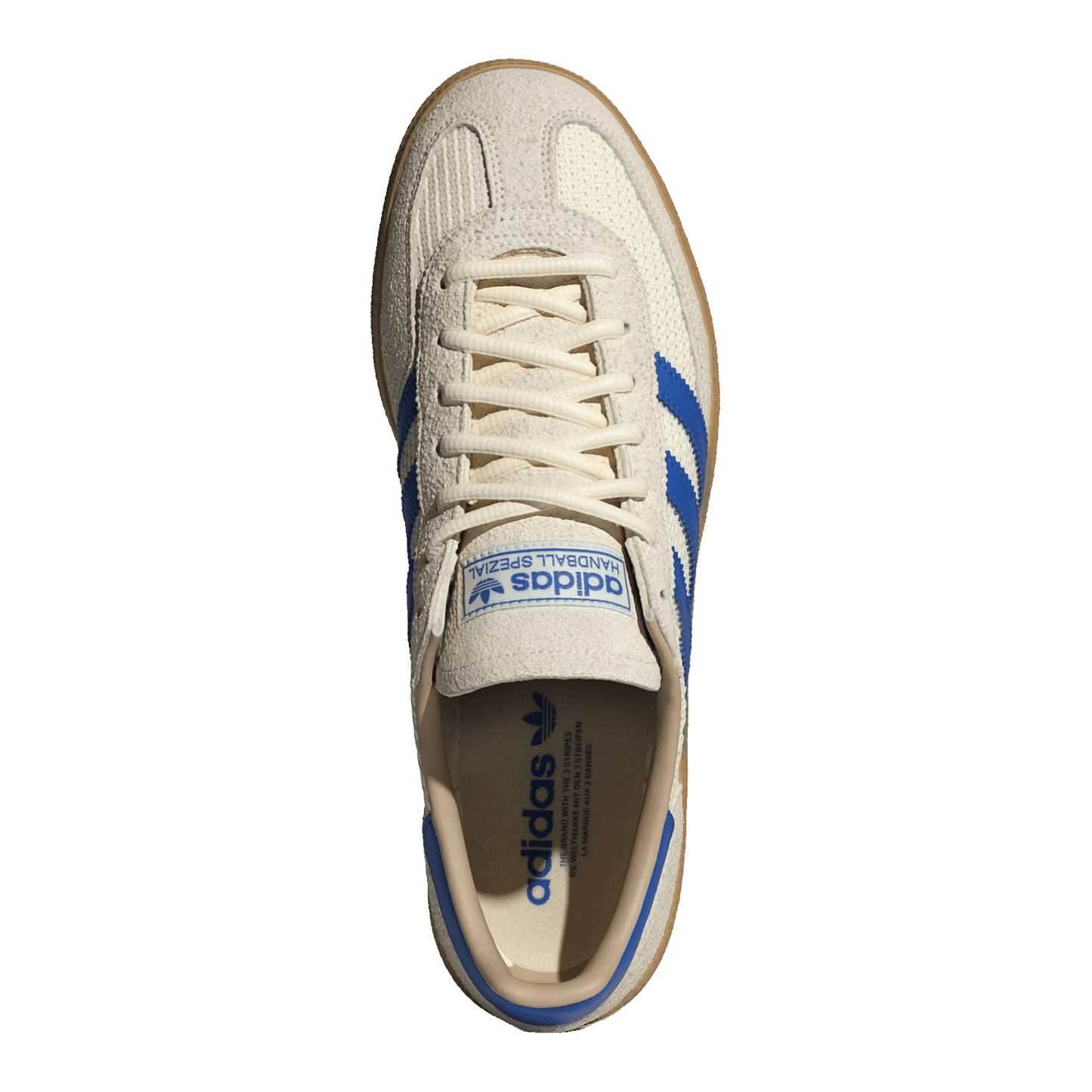 adidas Handball Spezial Cream White Blue Warm Sandstone Oben