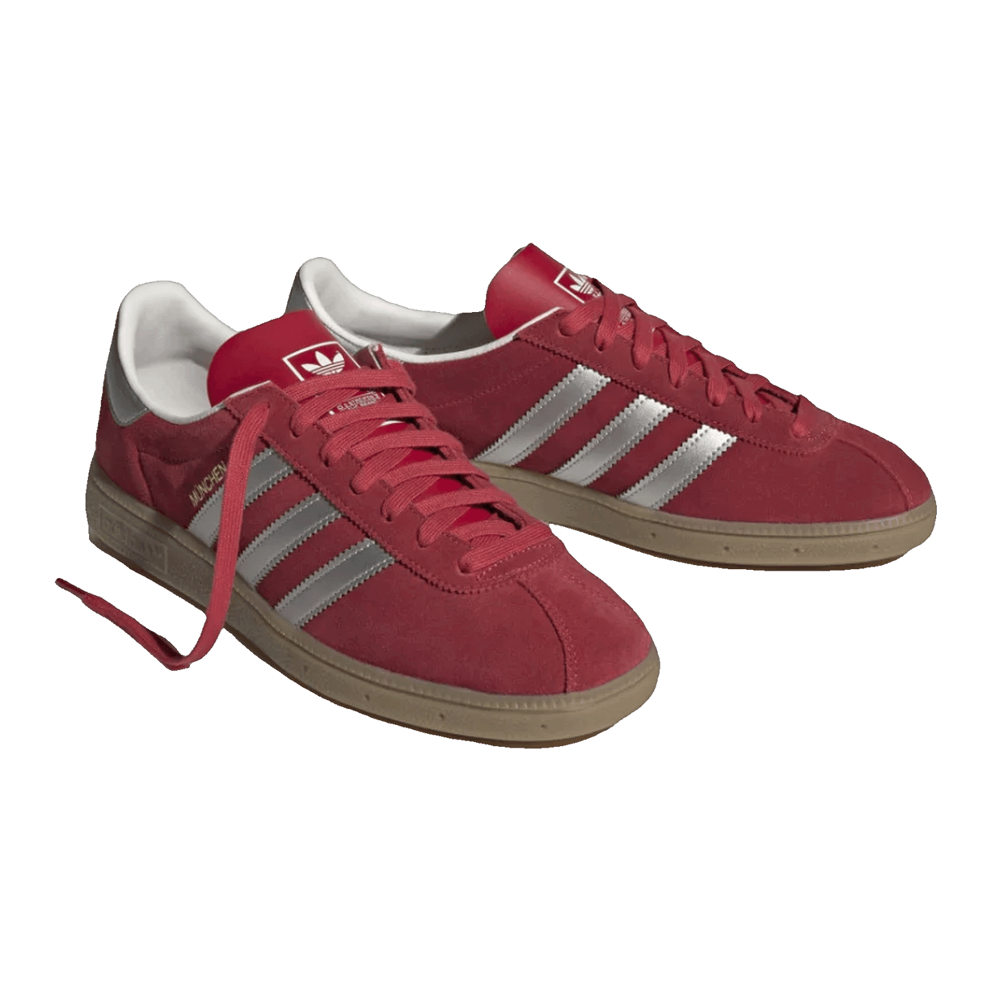 adidas Munchen Scarlet Matte Silver Gum Side