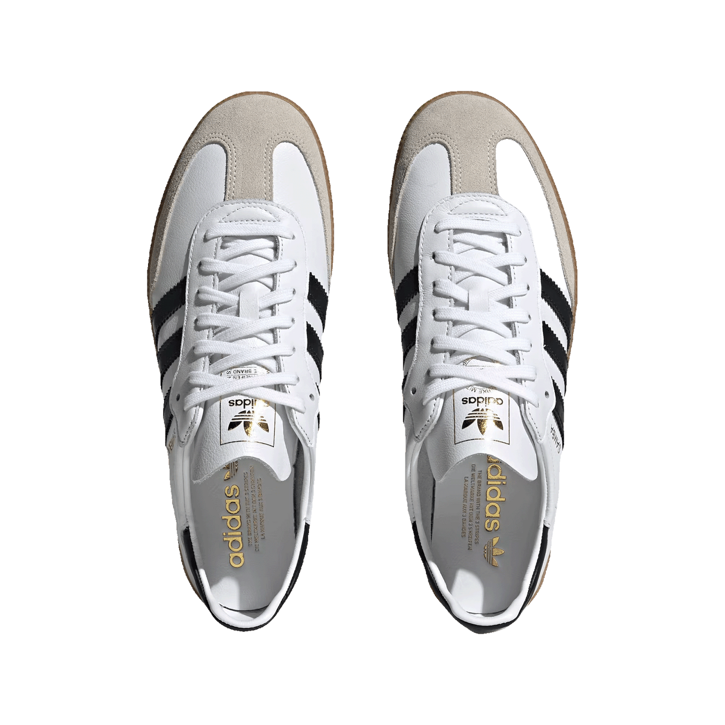 adidas Samba Decon White Black Gum Oben