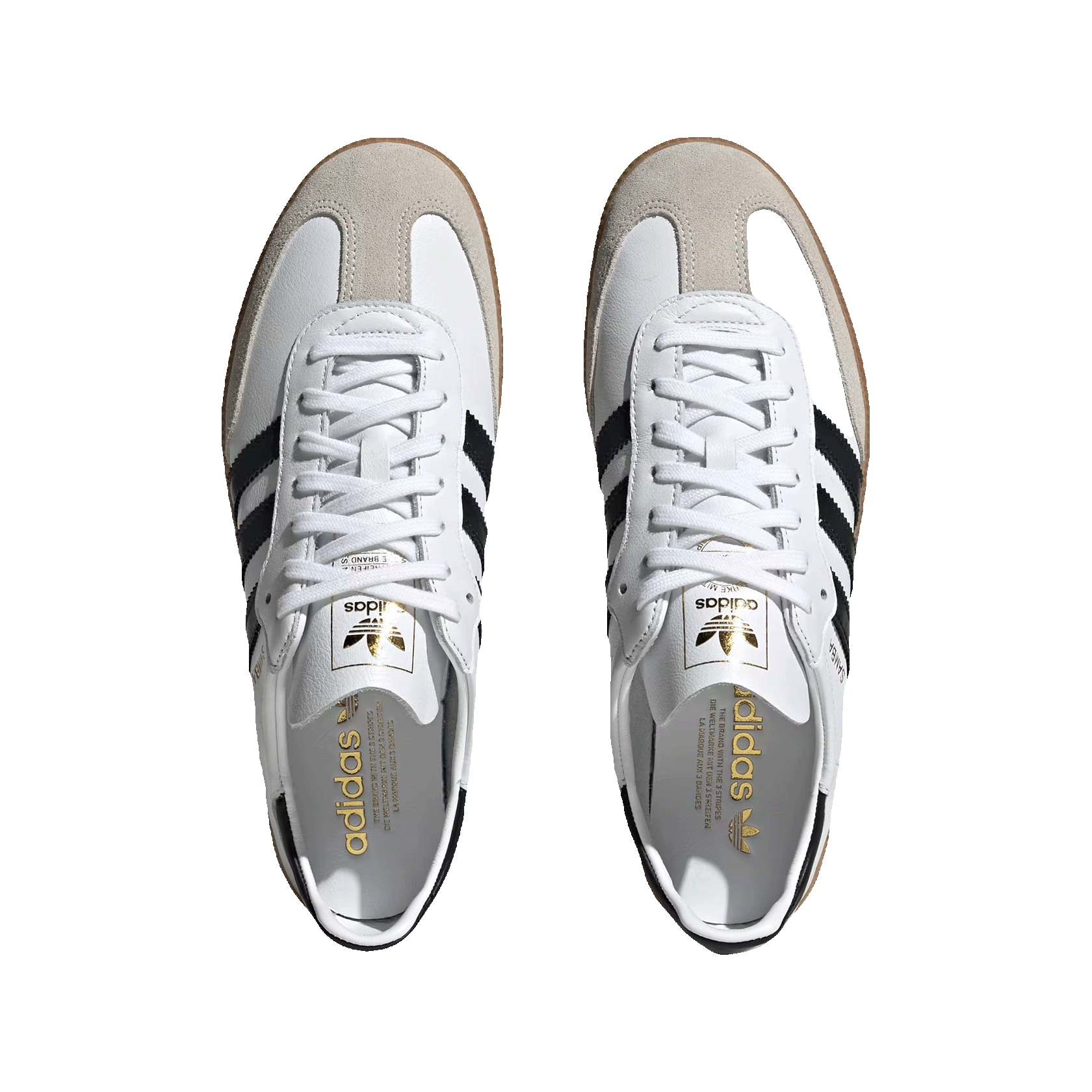 adidas Samba Decon White Black Gum Oben