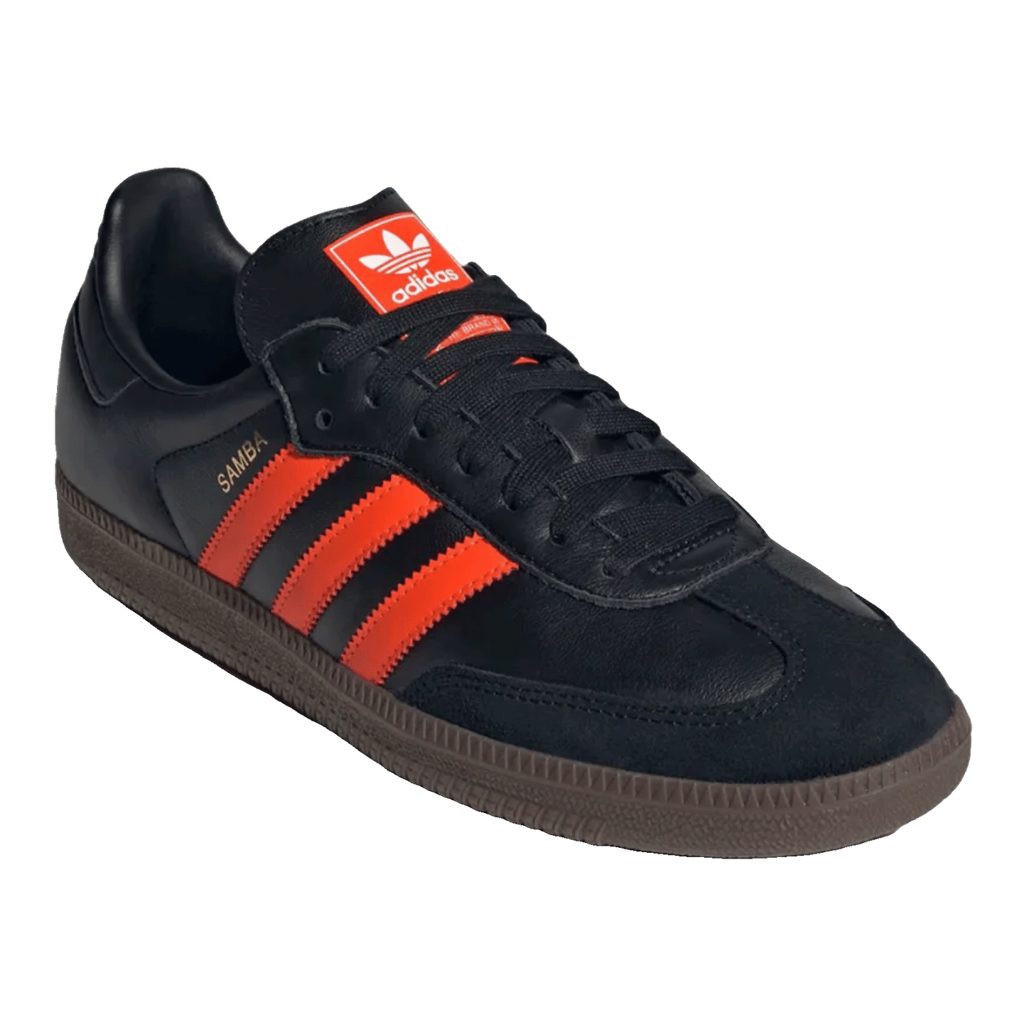 adidas Samba OG Black Impact Orange Side