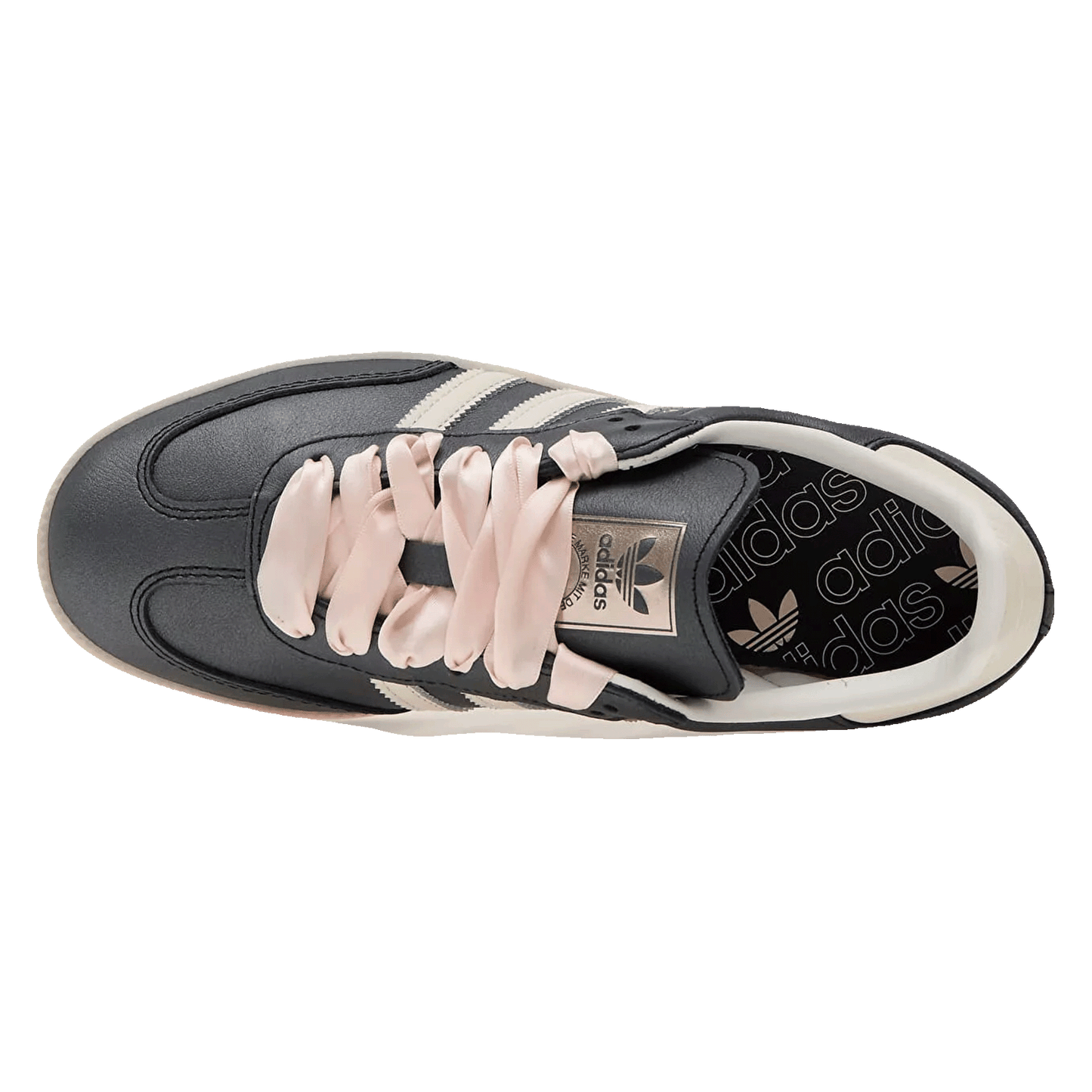 adidas Samba OG Black Pink Ribbon Laces (W) Oben