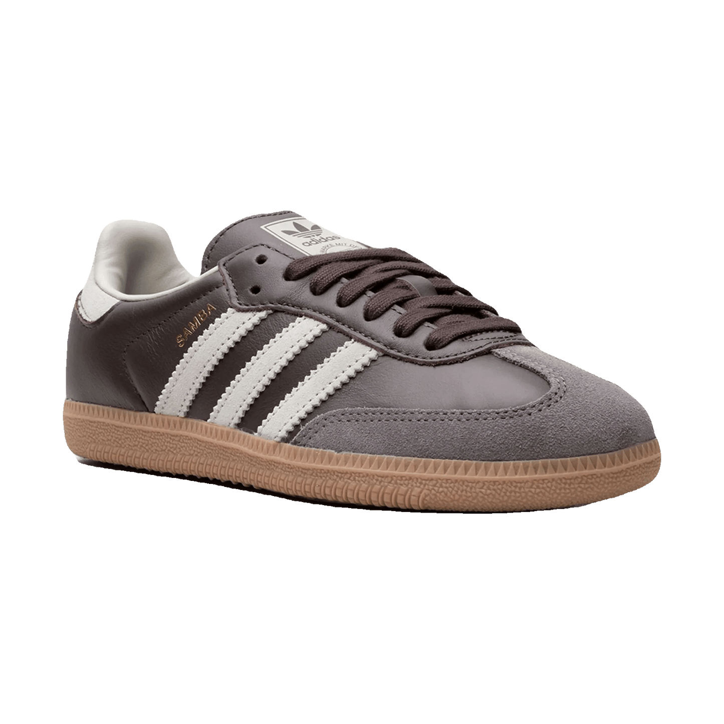 adidas Samba OG Brown Putty Grey Side