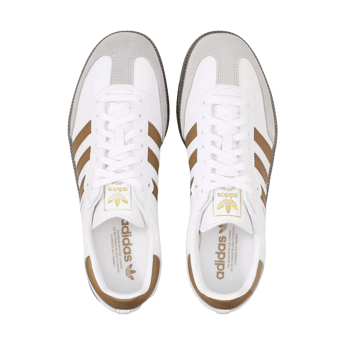 adidas Samba OG Cloud White Brown Desert Oben