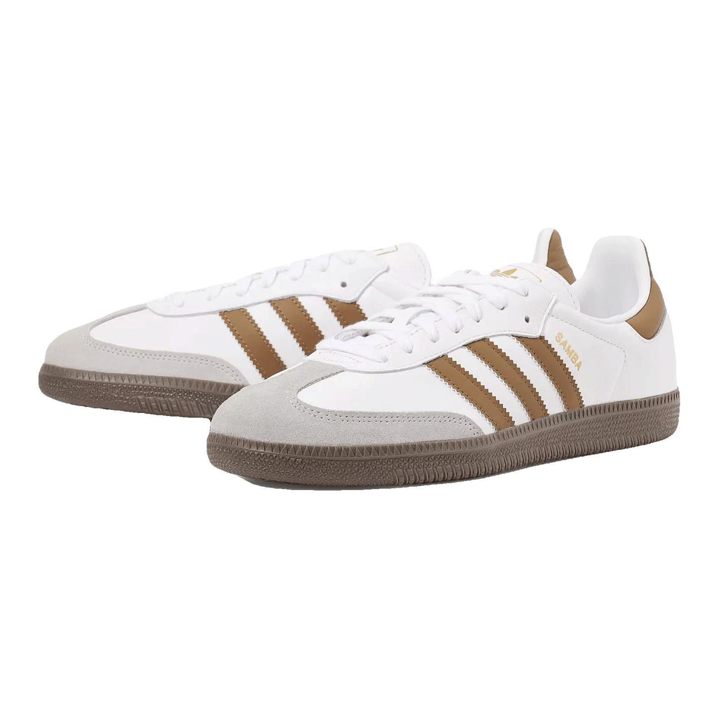 adidas Samba OG Cloud White Brown Desert Side