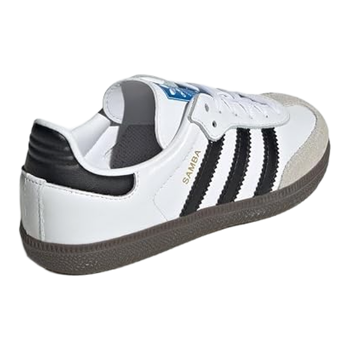 adidas Samba OG Cloud White Core Black Gum (PS) Back IE3677