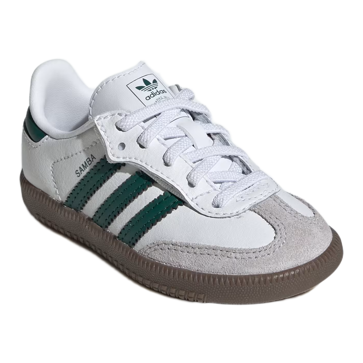 adidas Samba OG Comfort Closure White Collegiate Green Gum (TD) Side JQ3194