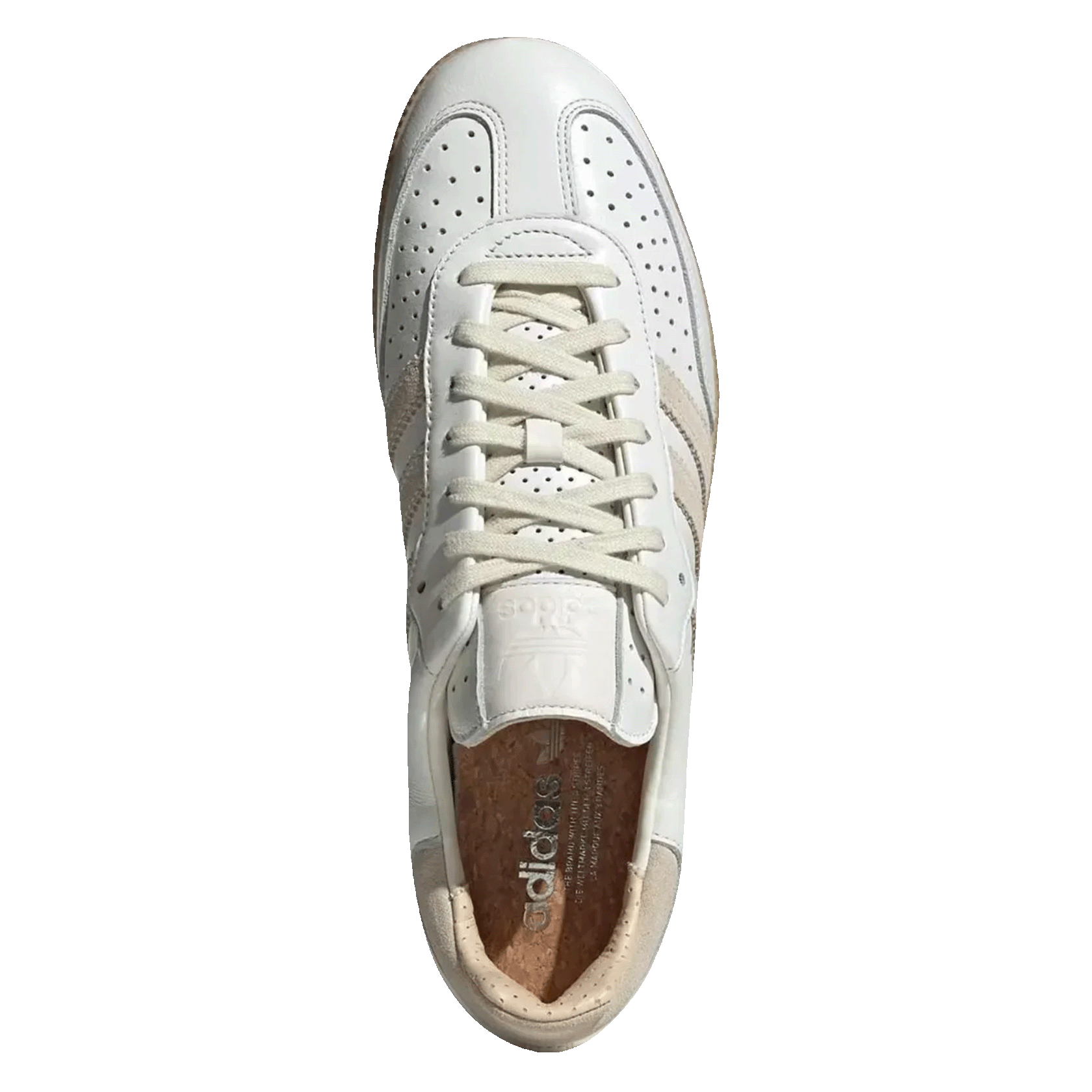 adidas Samba OG Core White Magic Beige Oben