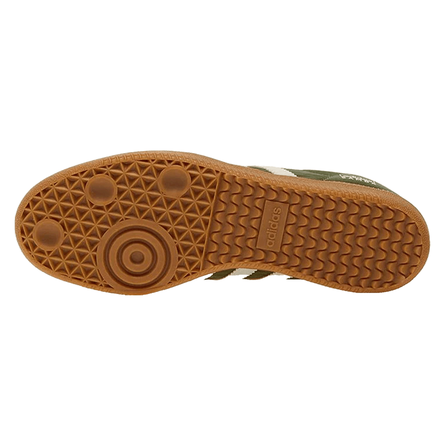 adidas Samba OG Focus Olive Gum Sohle