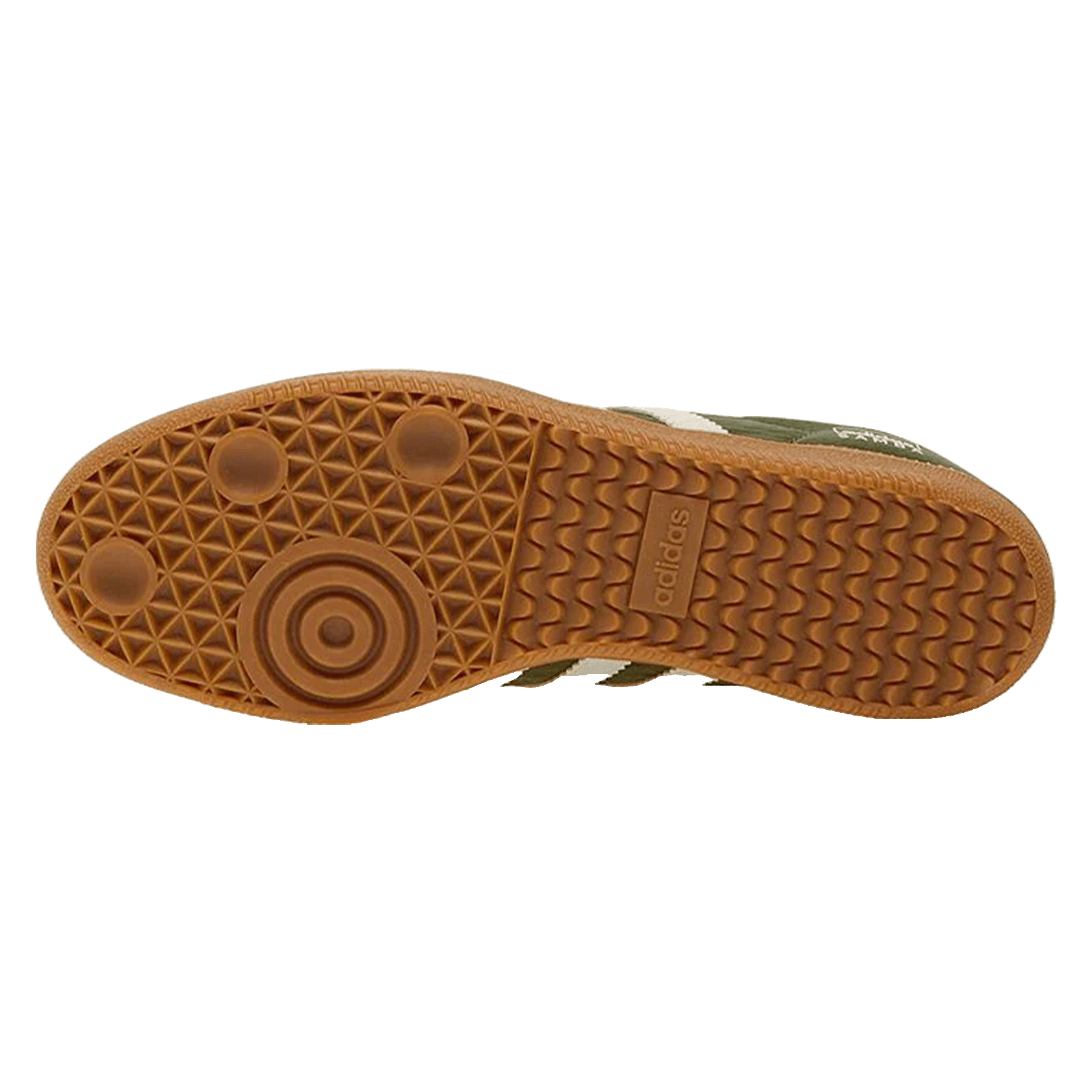 adidas Samba OG Focus Olive Gum Sohle