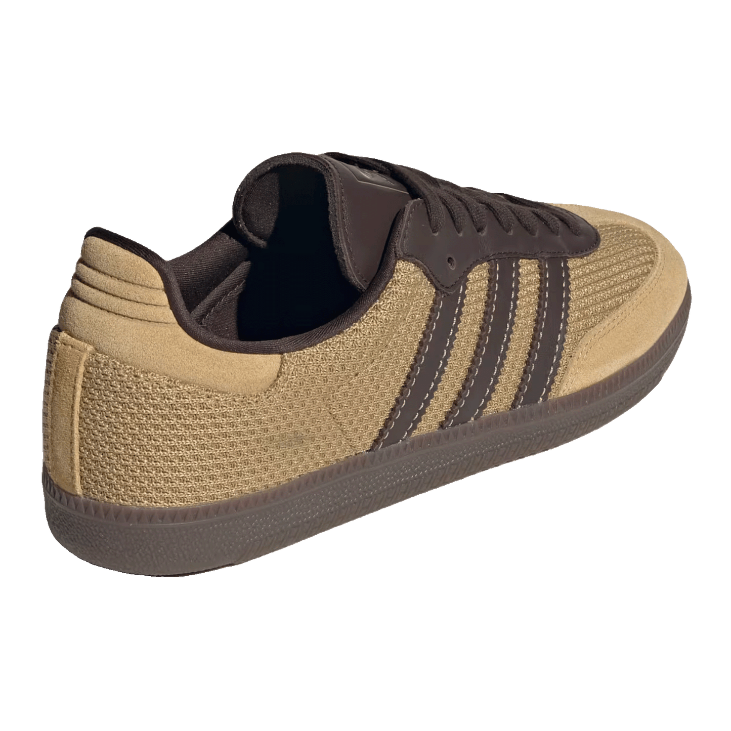 adidas Samba OG Golden Beige Dark Brown Back
