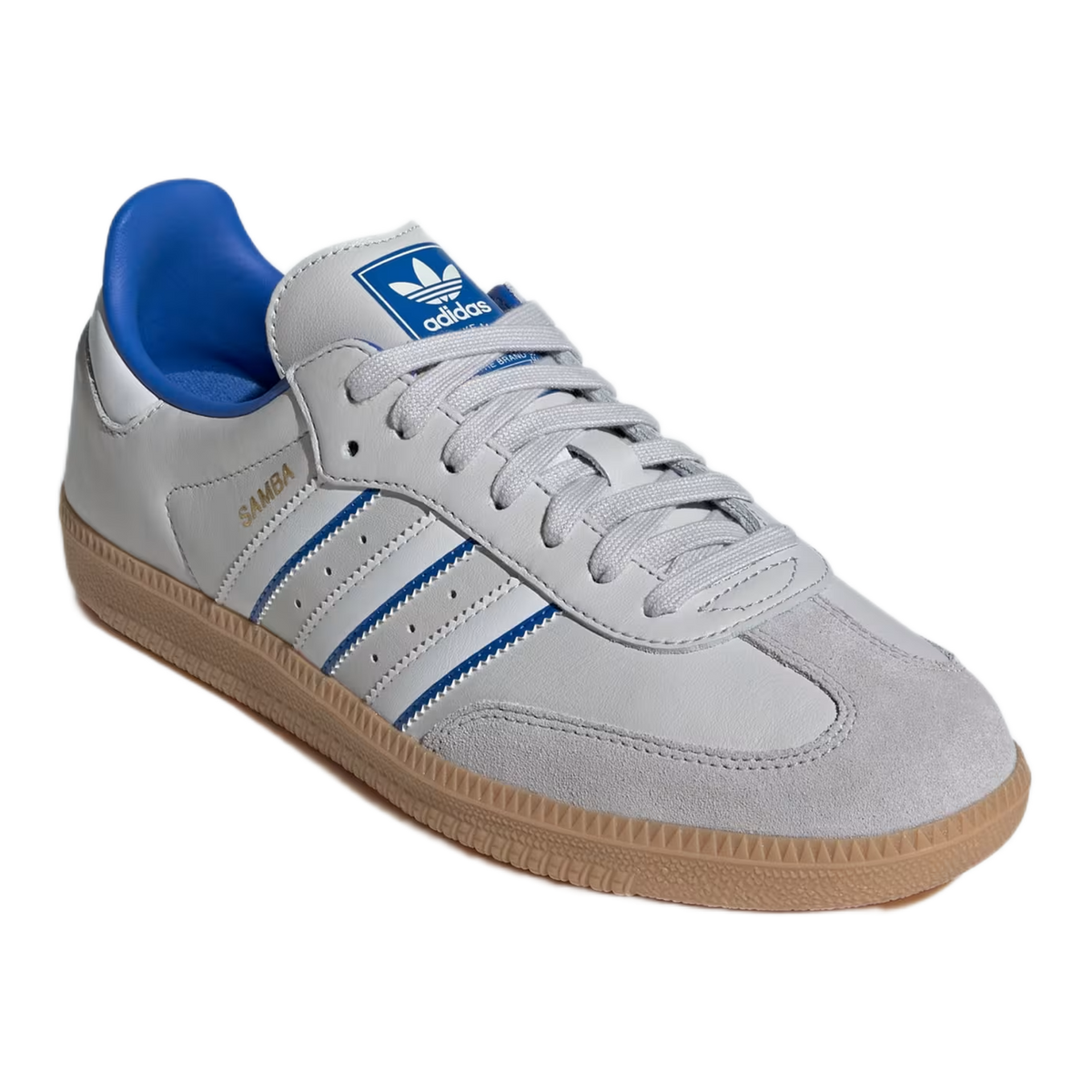 adidas Samba OG Grey One Blue Side ID1478
