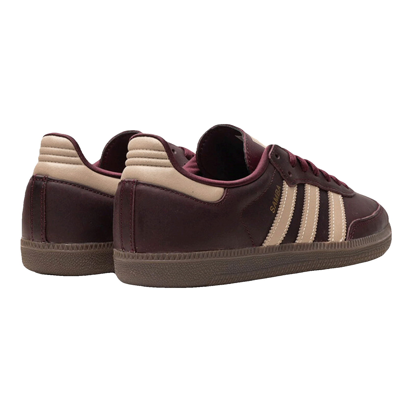 adidas Samba OG Maroon Crystal Sand (W) Back