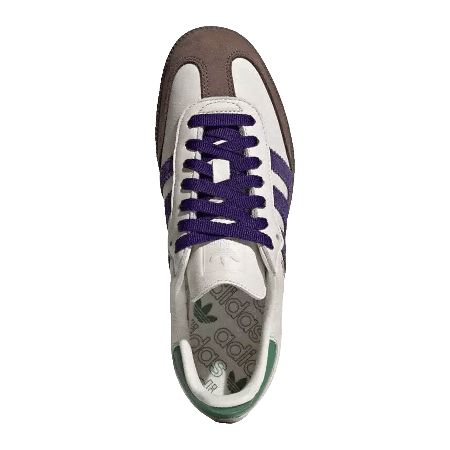 adidas Samba OG Off White Core Purple Green Brown (W) Oben