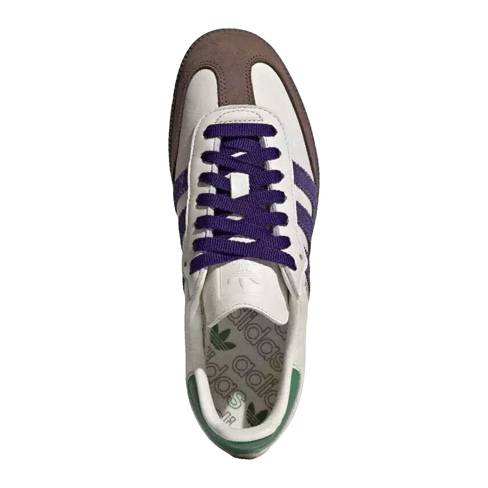adidas Samba OG Off White Core Purple Green Brown (W) Oben