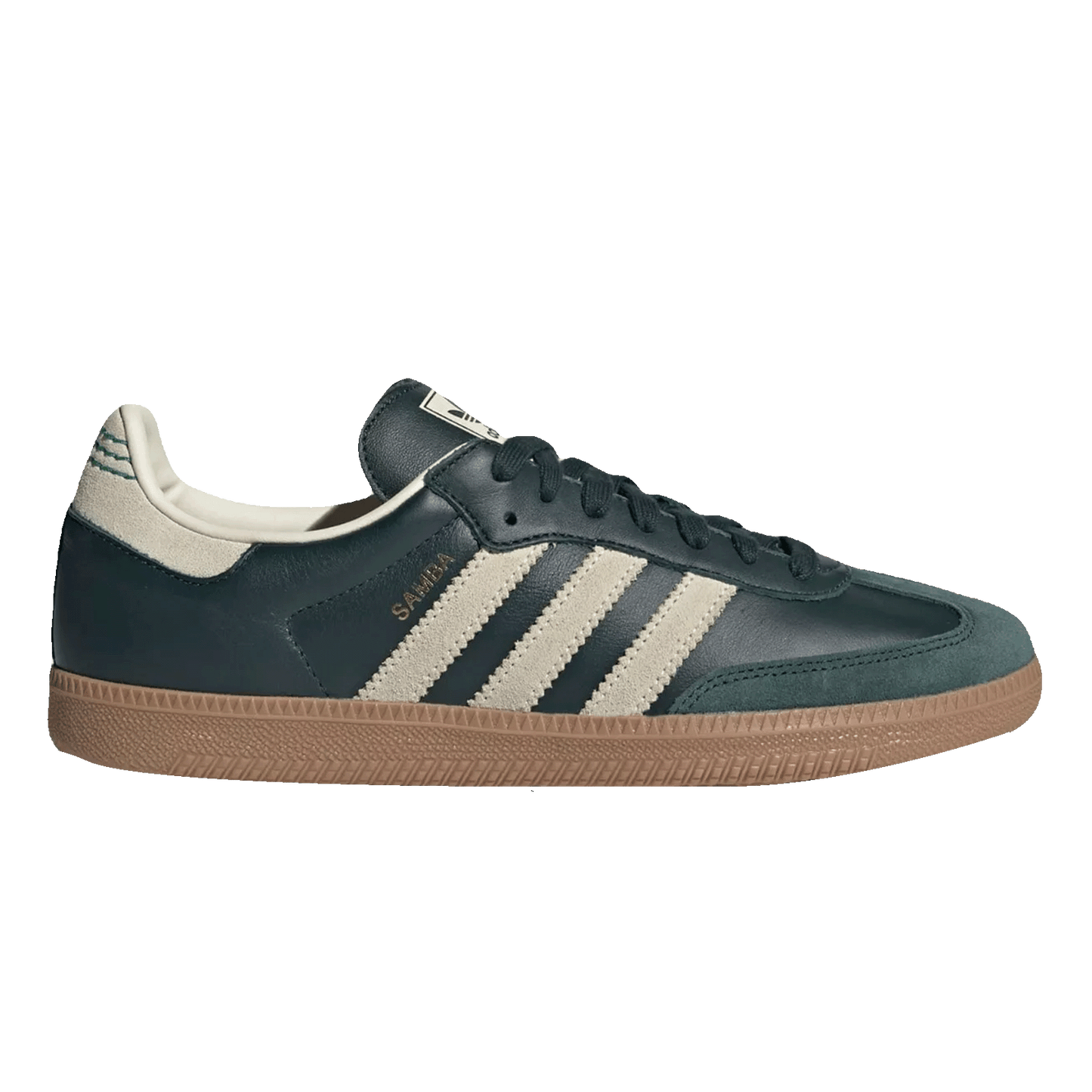 adidas Samba OG Shadow Green Cream White Gold Metallic