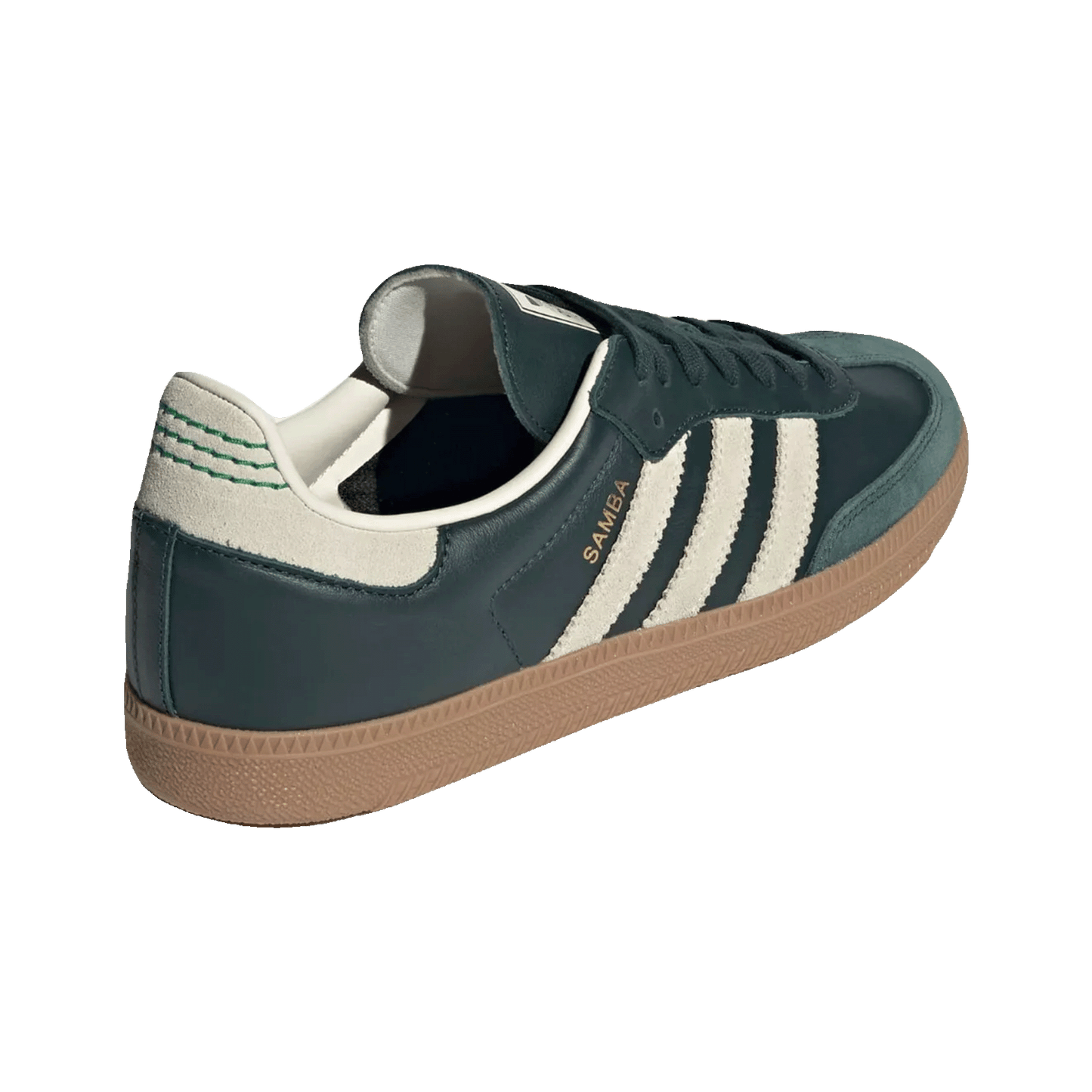 adidas Samba OG Shadow Green Cream White Gold Metallic Back