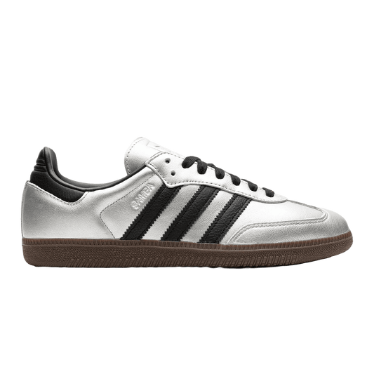 adidas Samba OG Silver Metallic Black Gum (W)