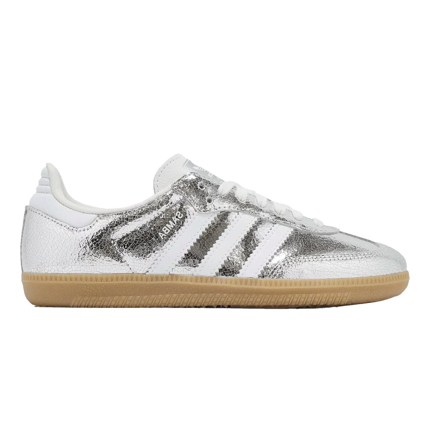 adidas Samba OG Silver Metallic Cracked Leather (W)