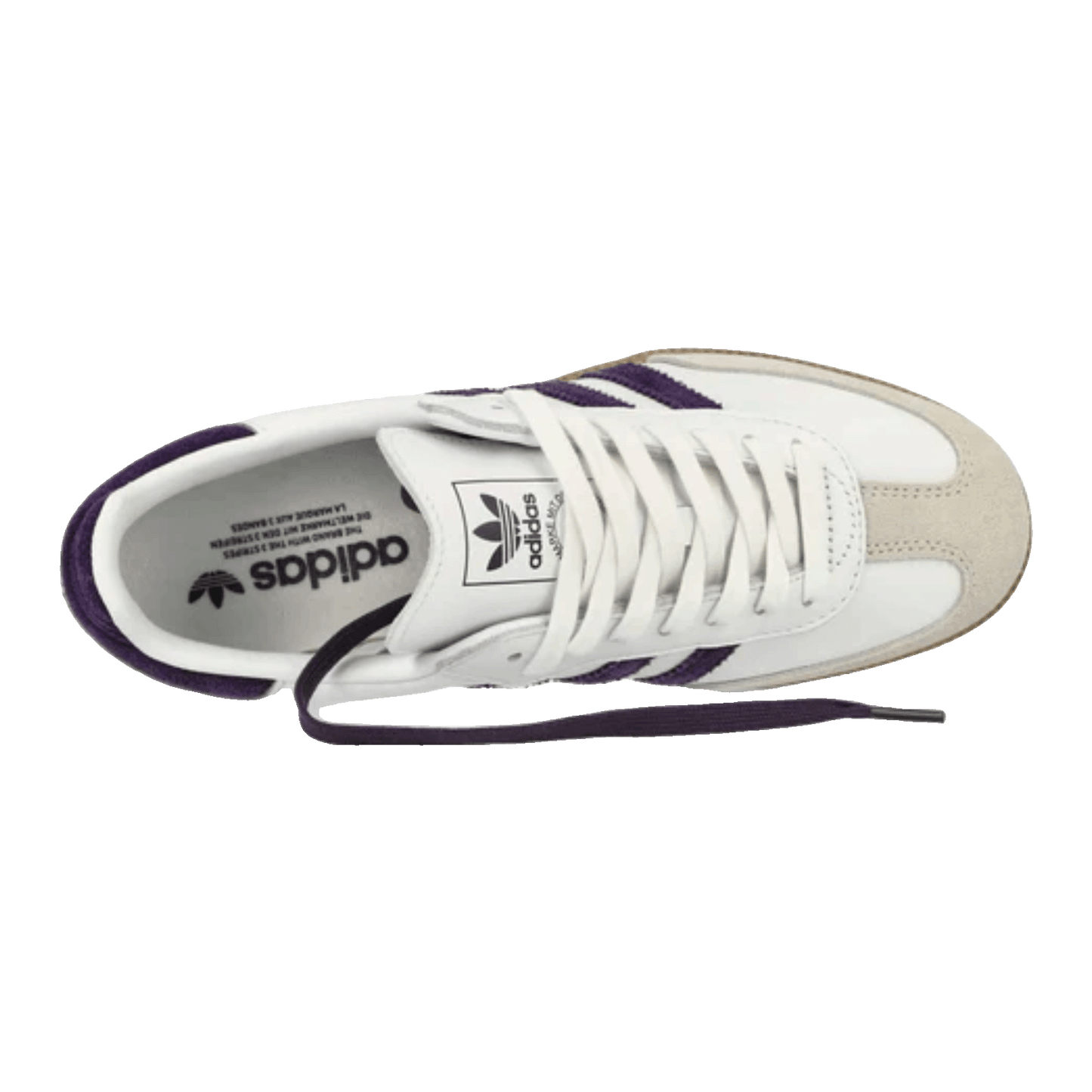 adidas Samba OG White Alumina Aurora Plum (W) Oben