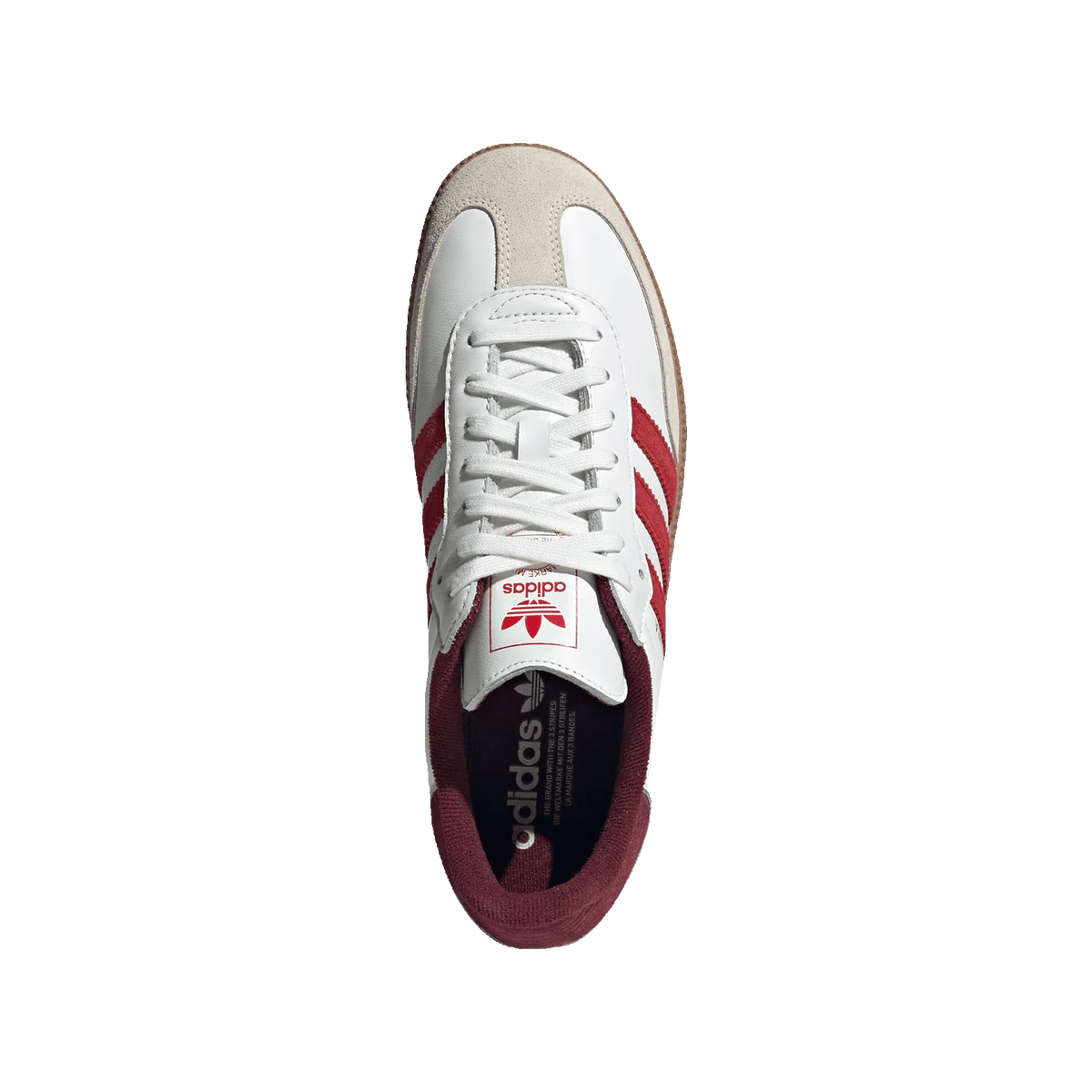 adidas Samba OG White Better Scarlet Shadow Red JI3201