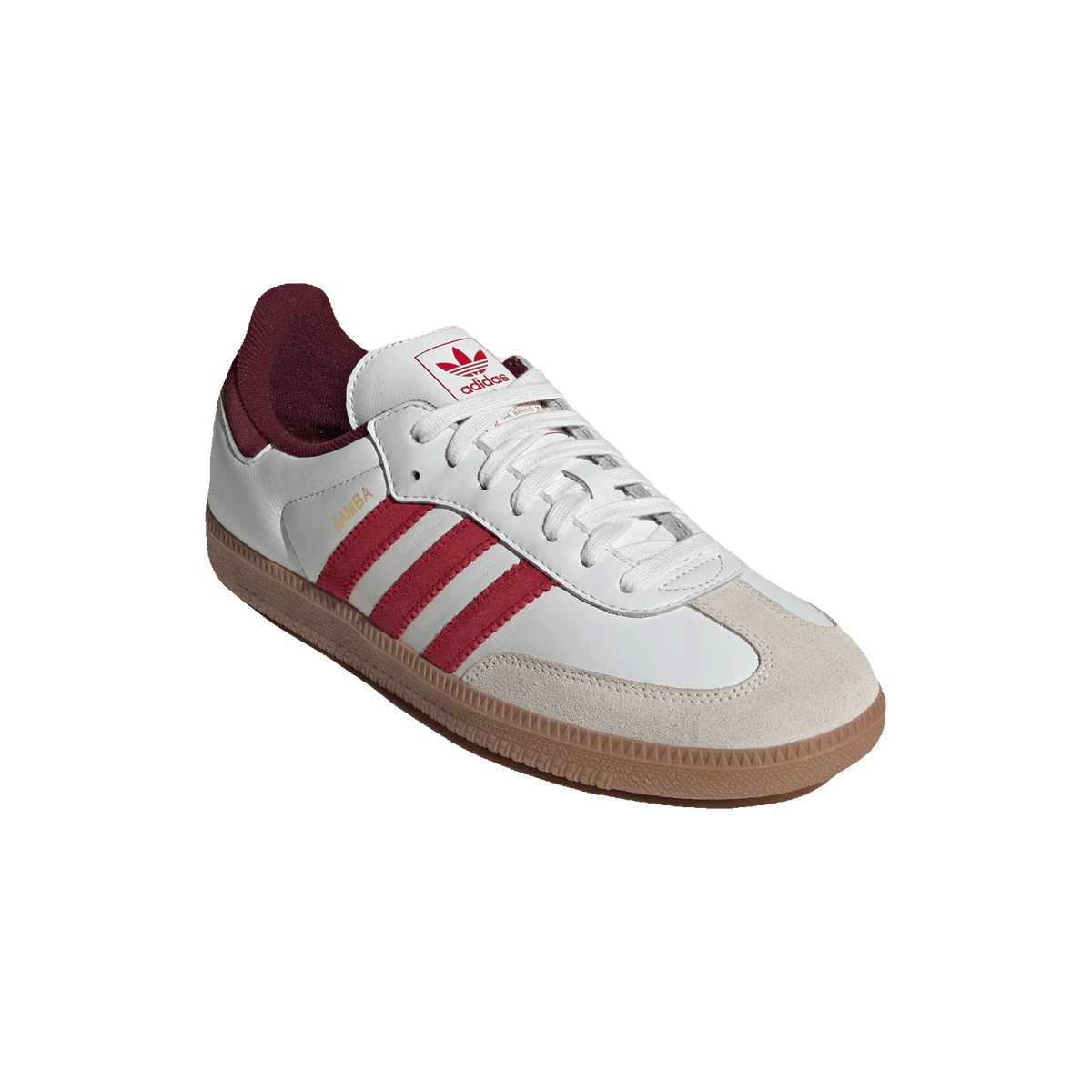 adidas Samba OG White Better Scarlet Shadow Red JI3201