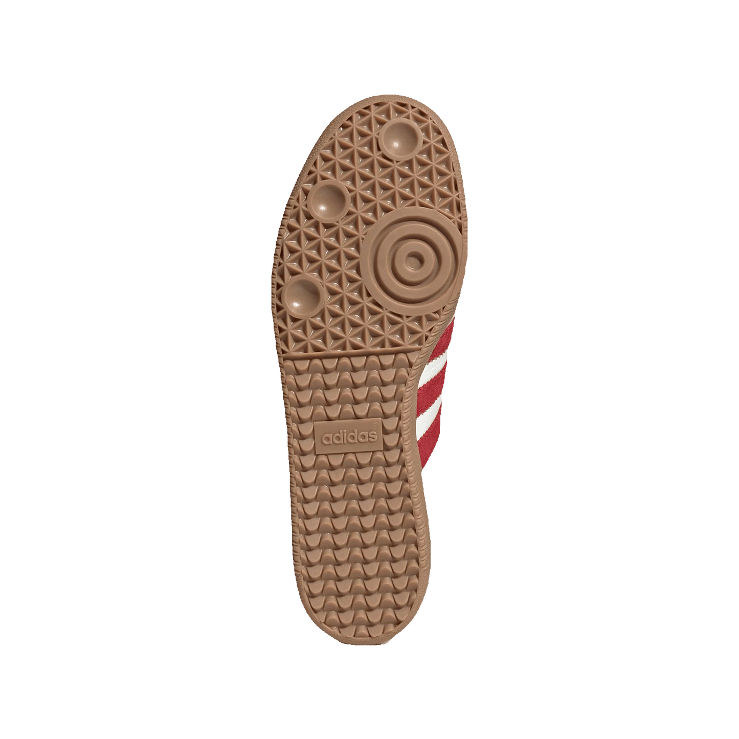 adidas Samba OG White Better Scarlet Shadow Red Sohle