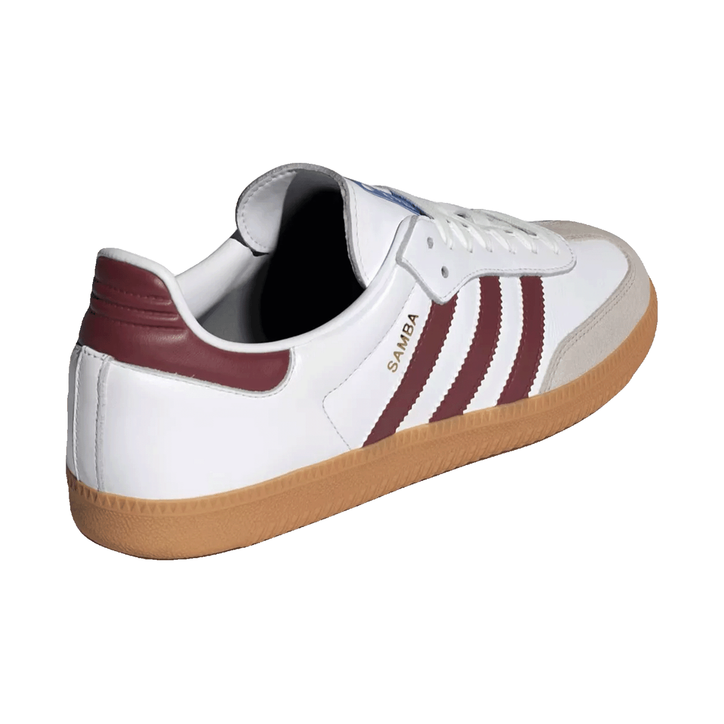 adidas Samba OG White Burgundy Gum Back