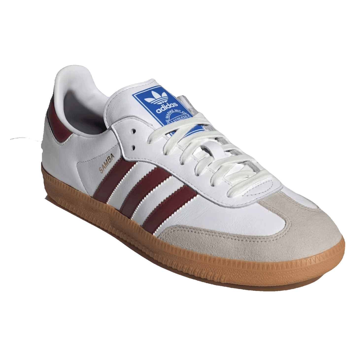 adidas Samba OG White Burgundy Gum Front