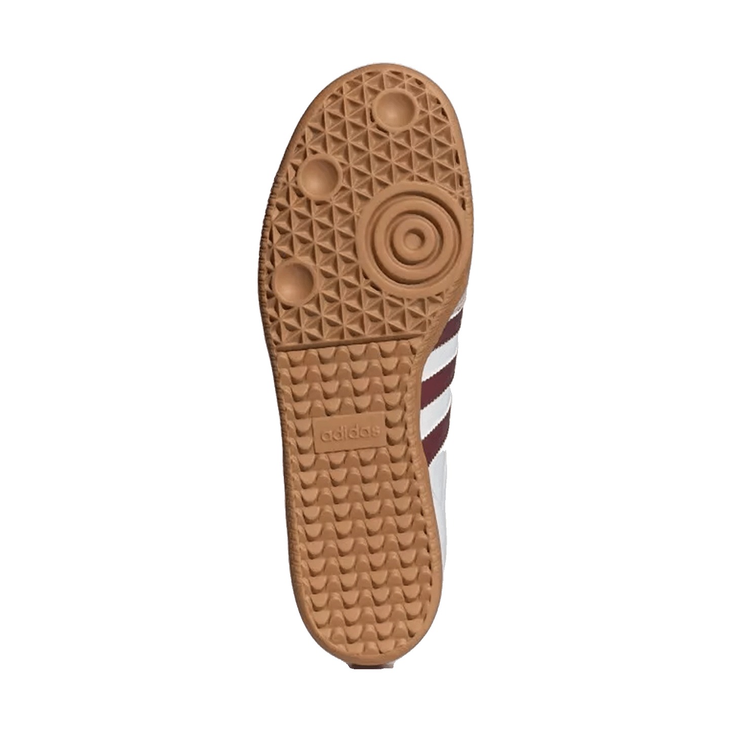 adidas Samba OG White Burgundy Gum Sohle