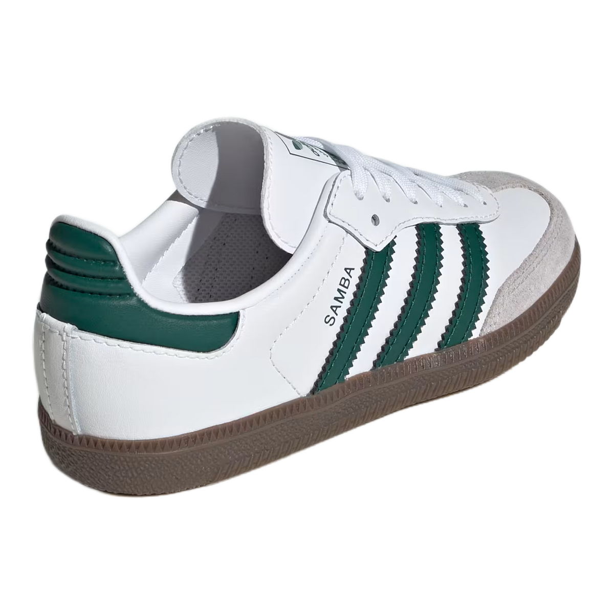 adidas Samba OG White Collegiate Green Gum (PS) Back JQ2840