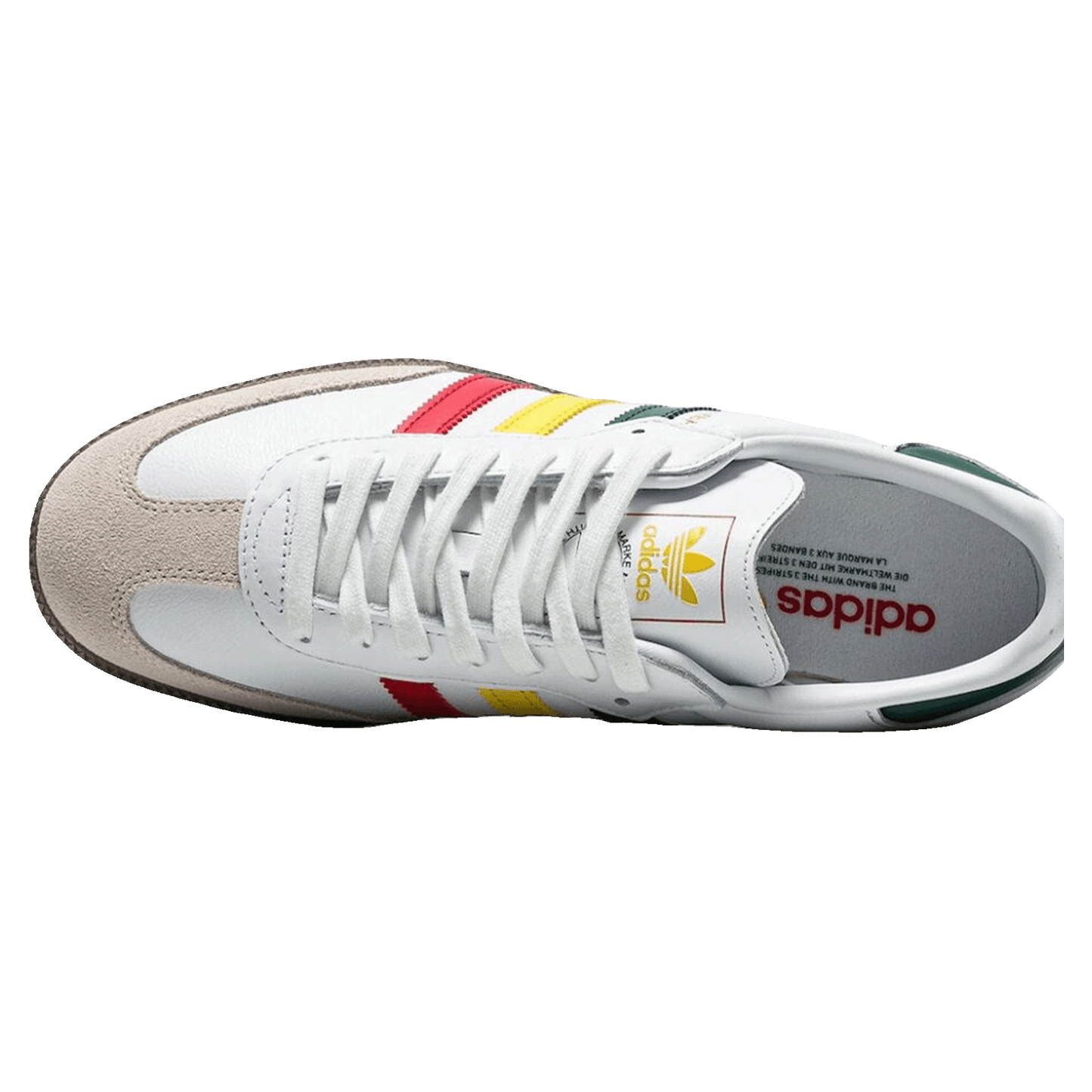 adidas Samba OG White Rasta Oben