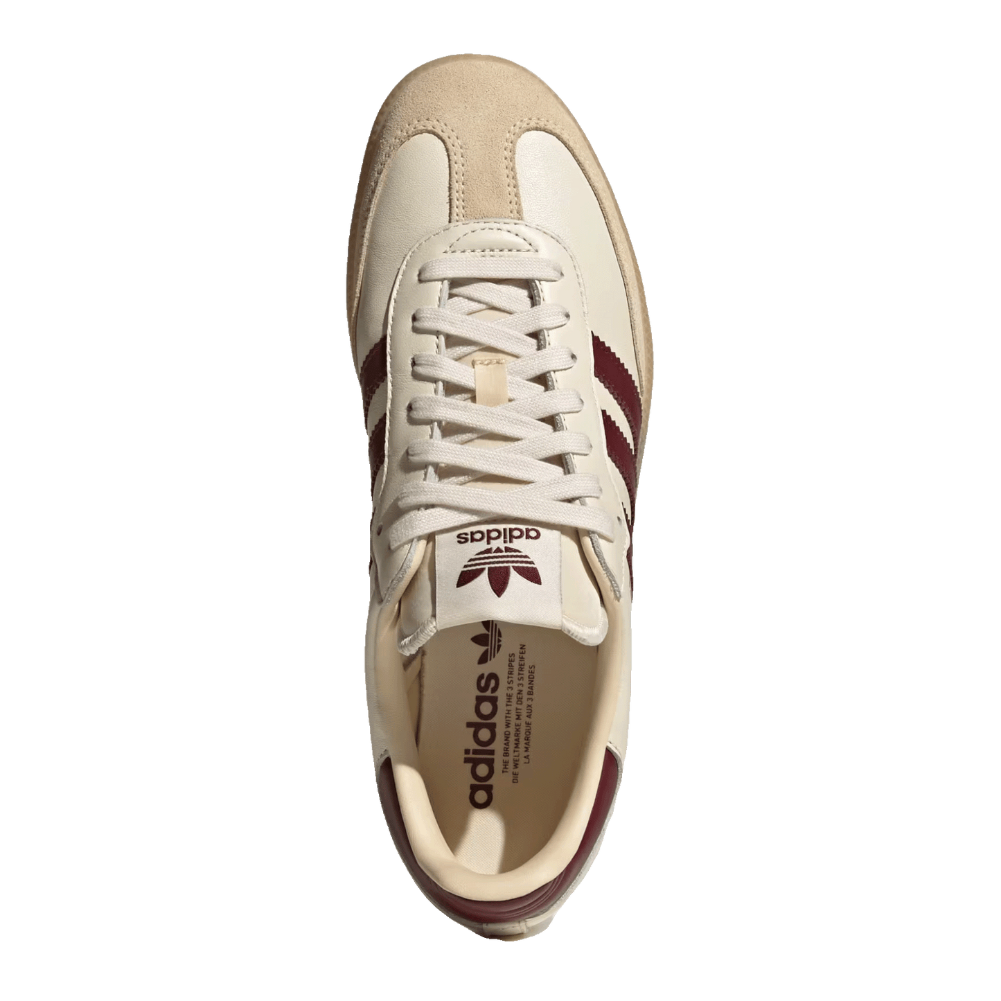 adidas Samba OG Wonder White Shadow Red Oben