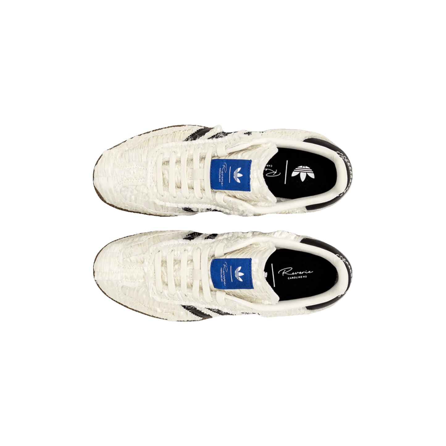adidas Samba Reverie by Caroline Hú CLOT White Textured Silk Upper Oben