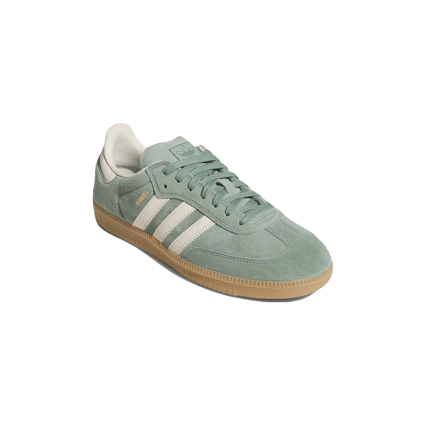 adidas Samba Silver Green Wonder White Side