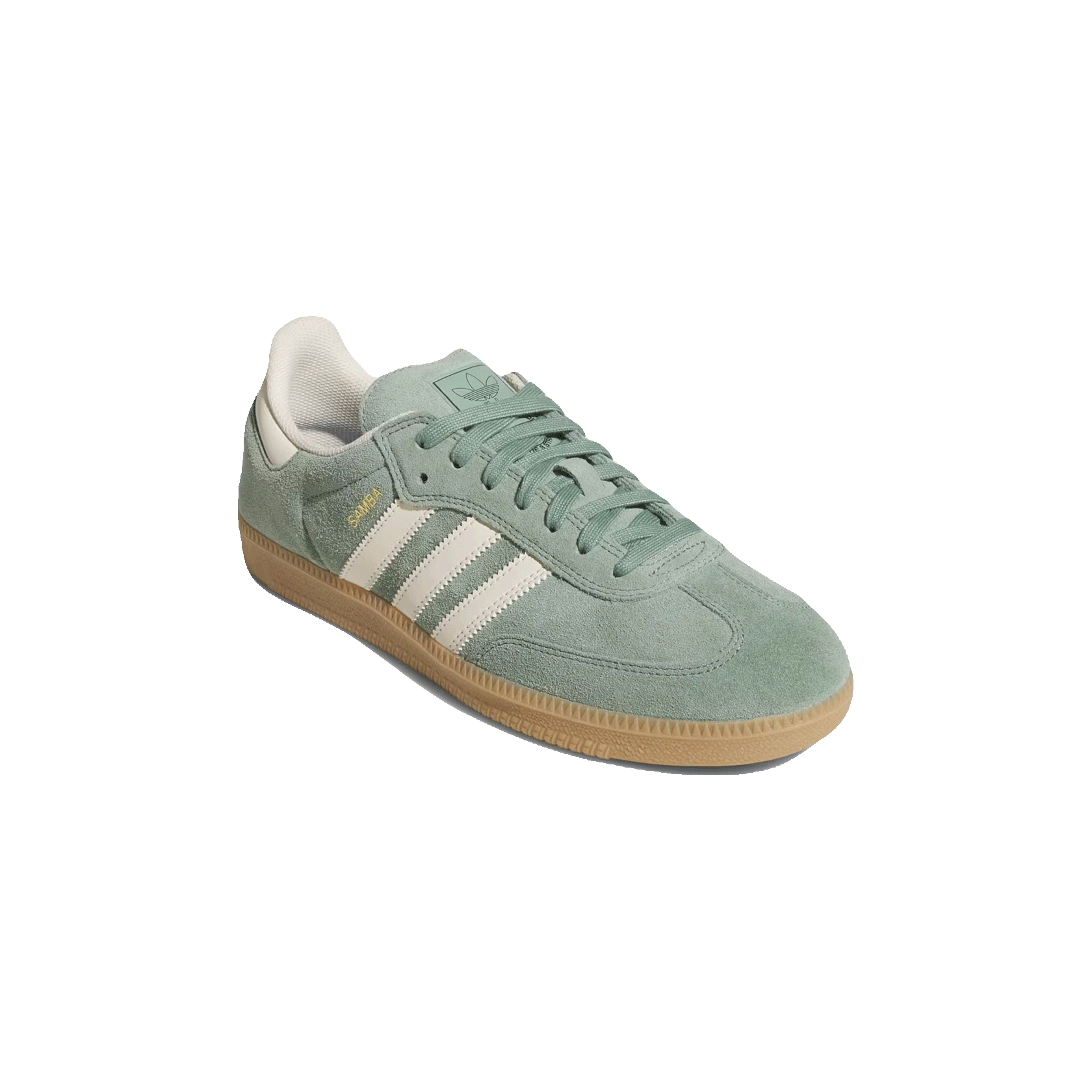 adidas Samba Silver Green Wonder White Side