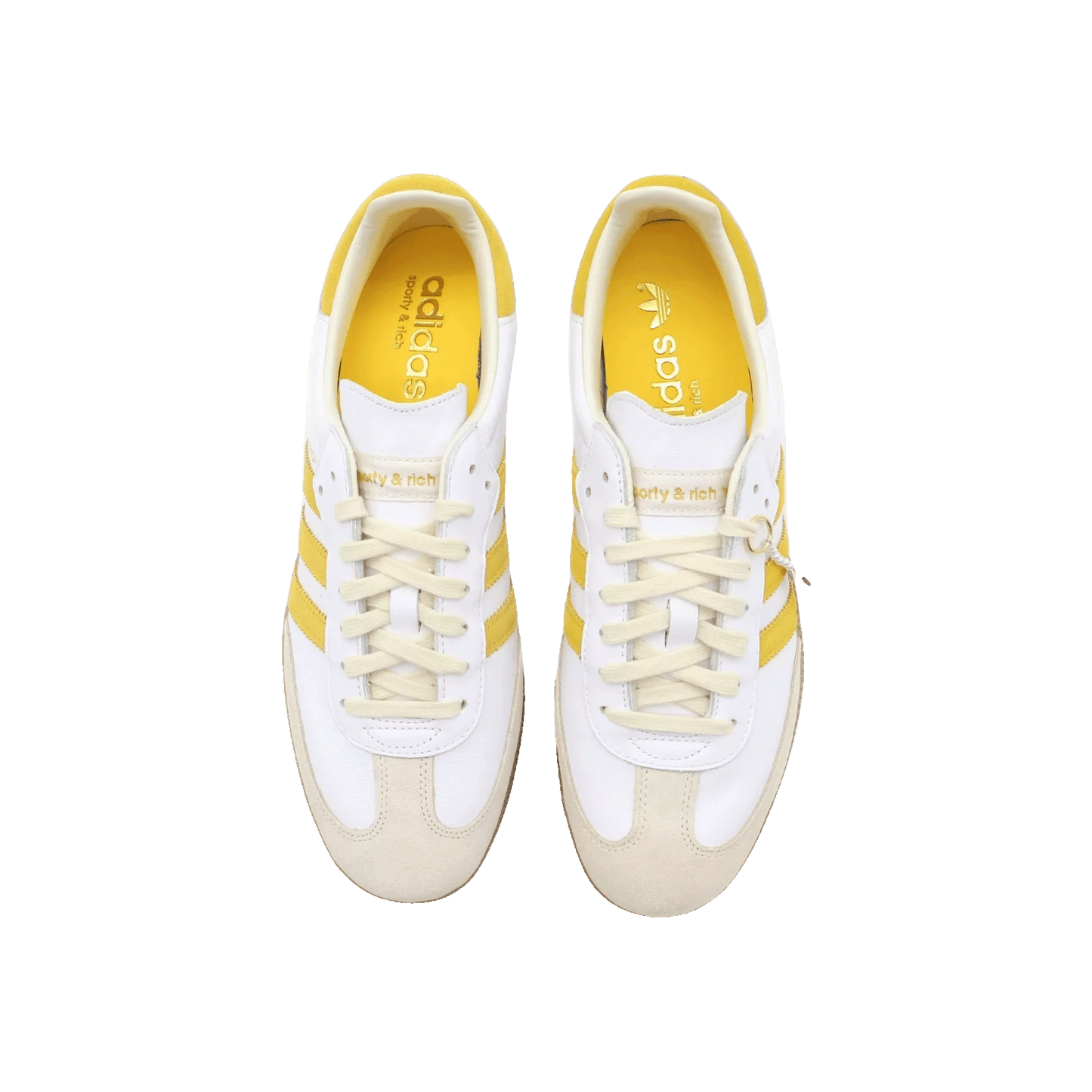 adidas Samba Sporty & Rich White Bold Gold Oben
