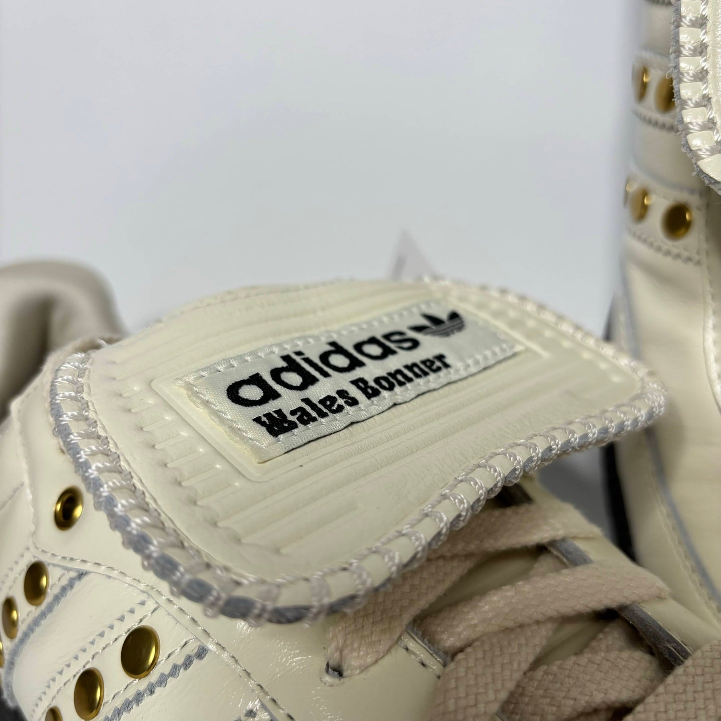 adidas Samba Wales Bonner Studded Pack Cream White Tongue