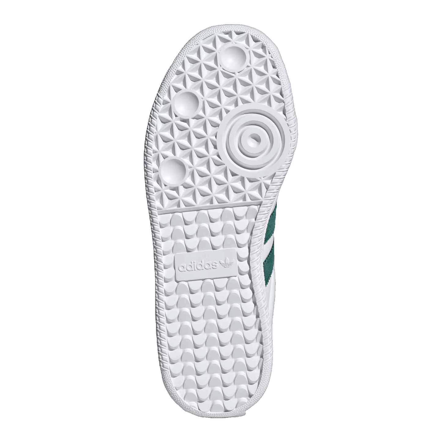 adidas Samba XLG Cloud White Collegiate Green Clear Granite Sohle JI3191