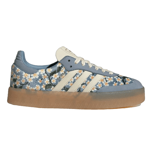 adidas Sambae Liberty London Floral Embroidery Blue Cream White (W)