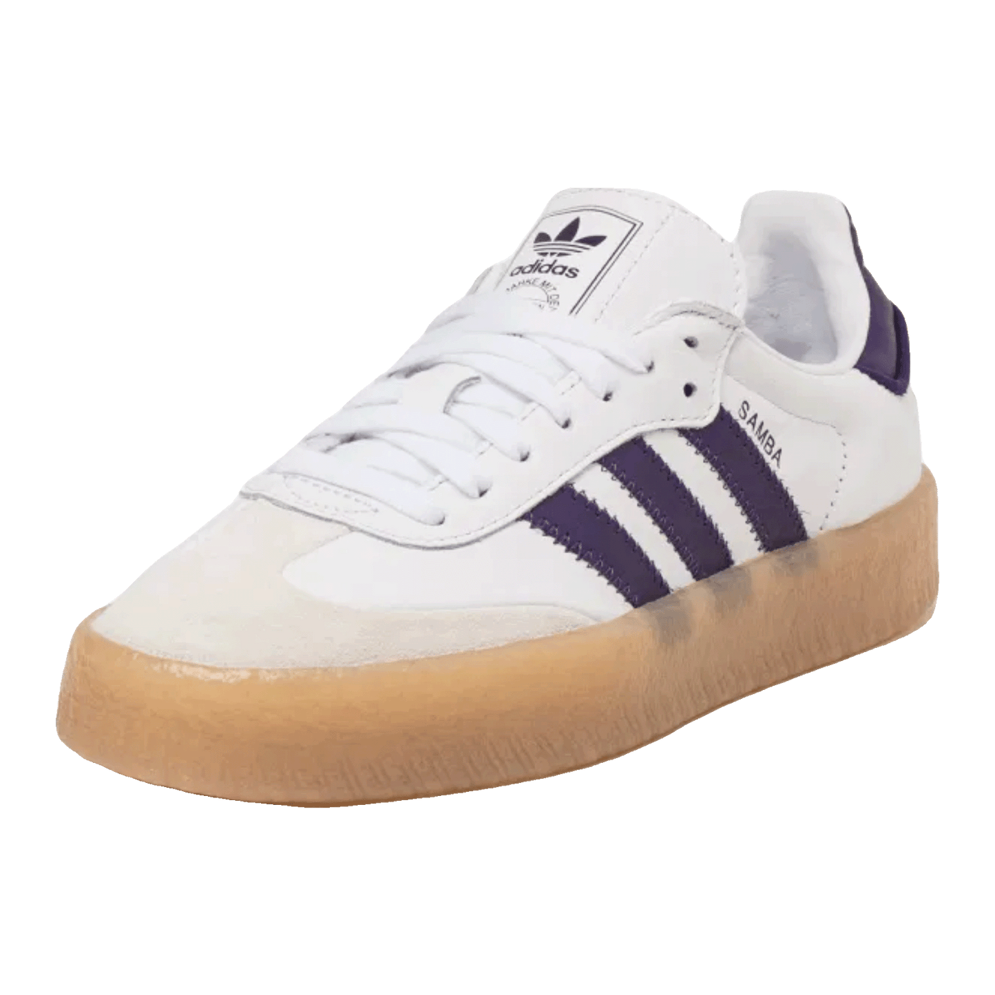 adidas Sambae White Off White Aurora Plum (W) Side