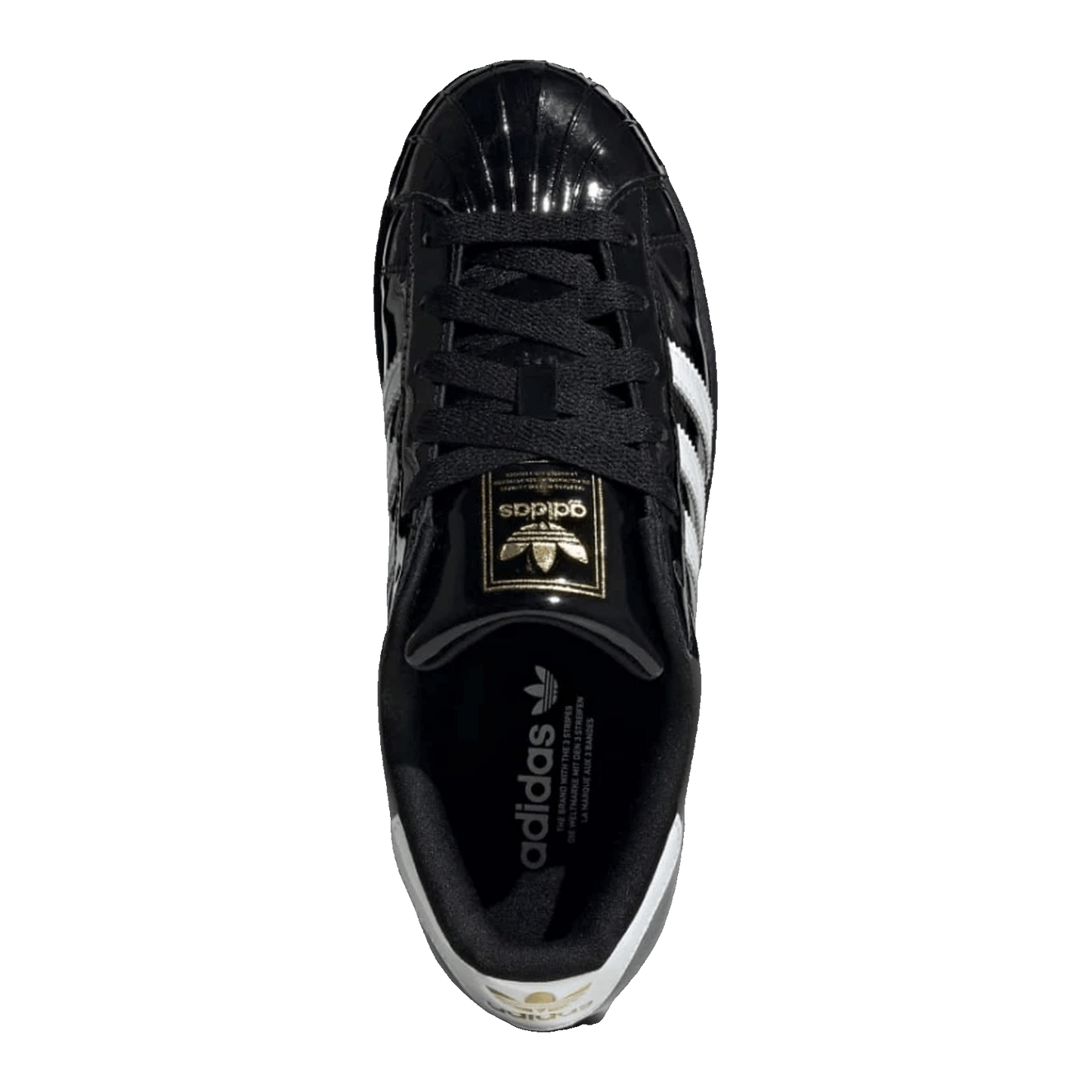 adidas Superstar II Core Black Cloud White Gold Metallic (W) Oben JS4009