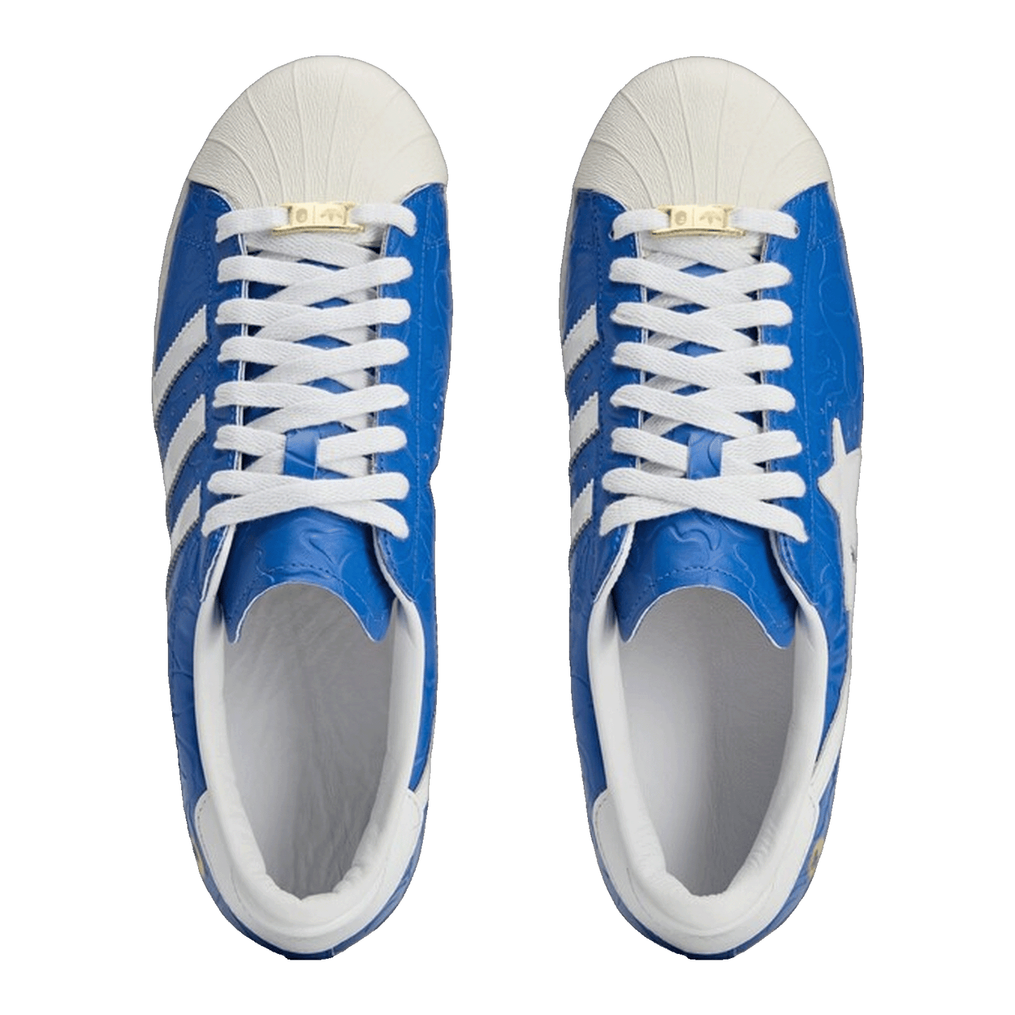 adidas Superstar Vintage Bape Blue White Oben JR2702