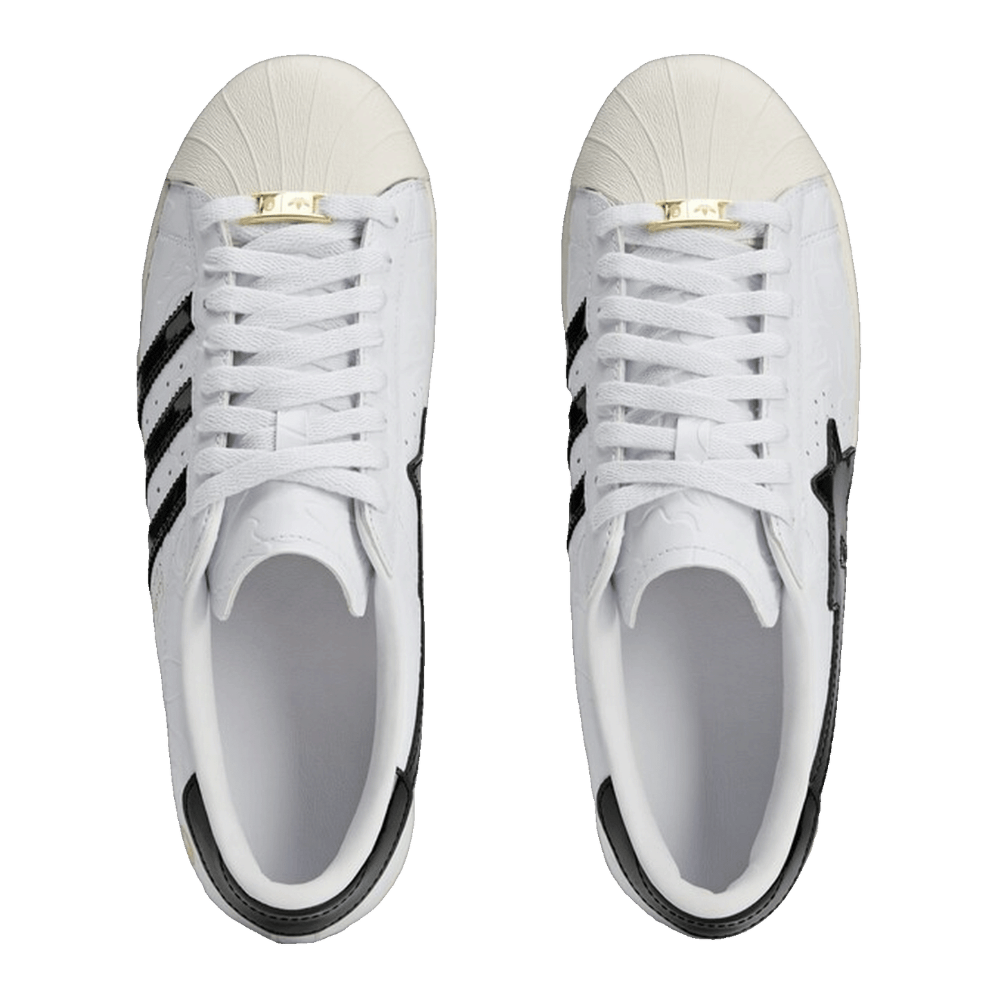 adidas Superstar Vintage Bape White Black Oben JR2701
