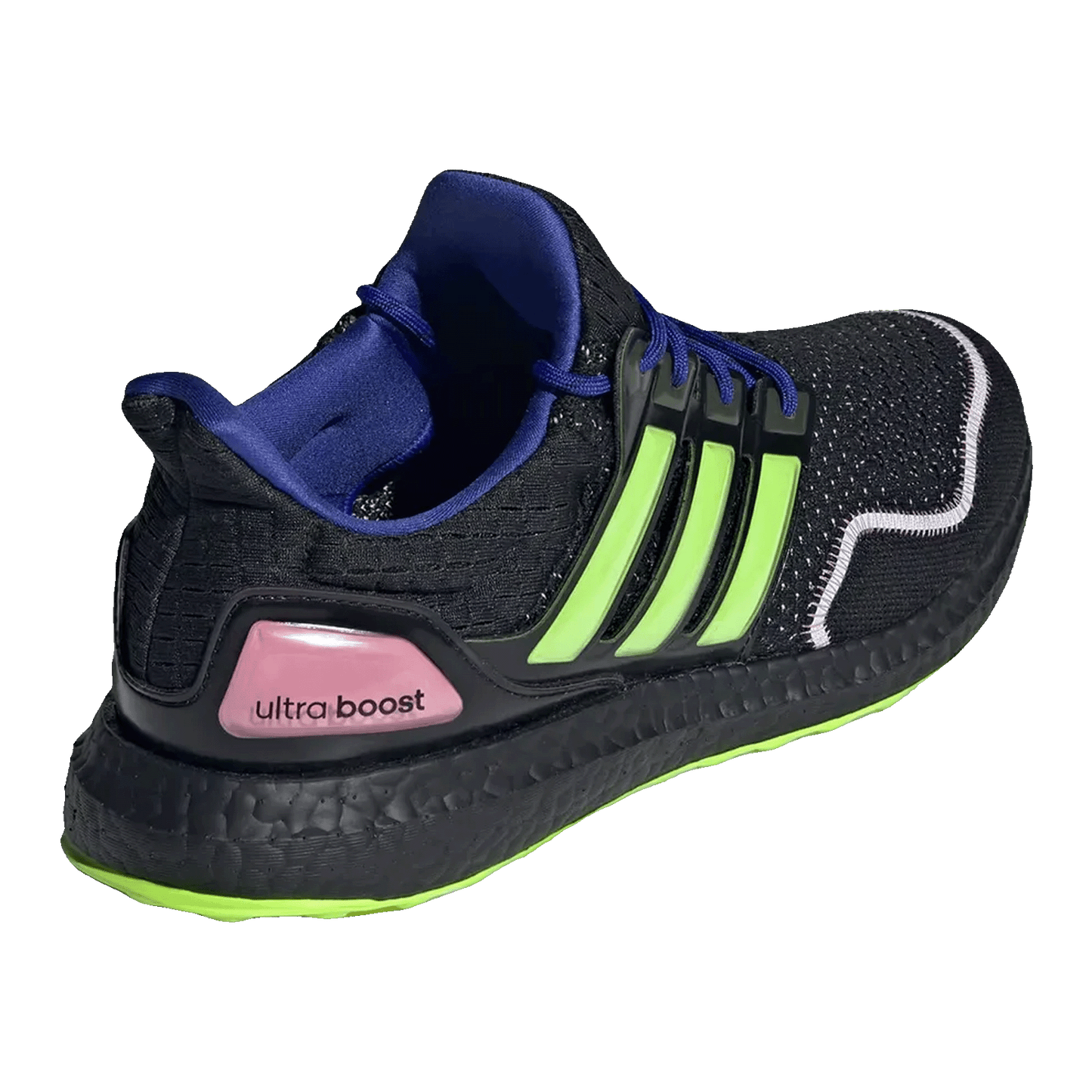 adidas Ultra Boost 1.0 Core Black Lucid Lemon Bliss Pink Back ID0144
