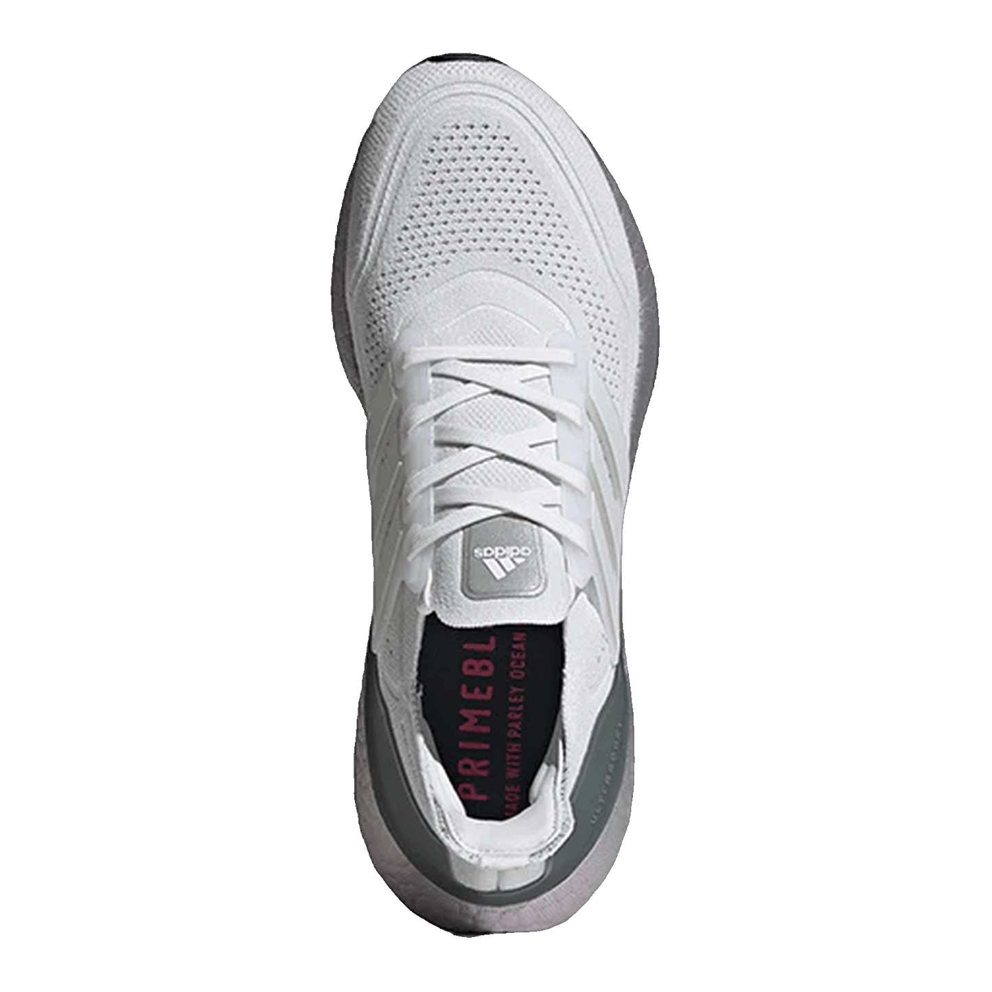 adidas Ultra Boost 21 Crystal White Hazy Green Oben