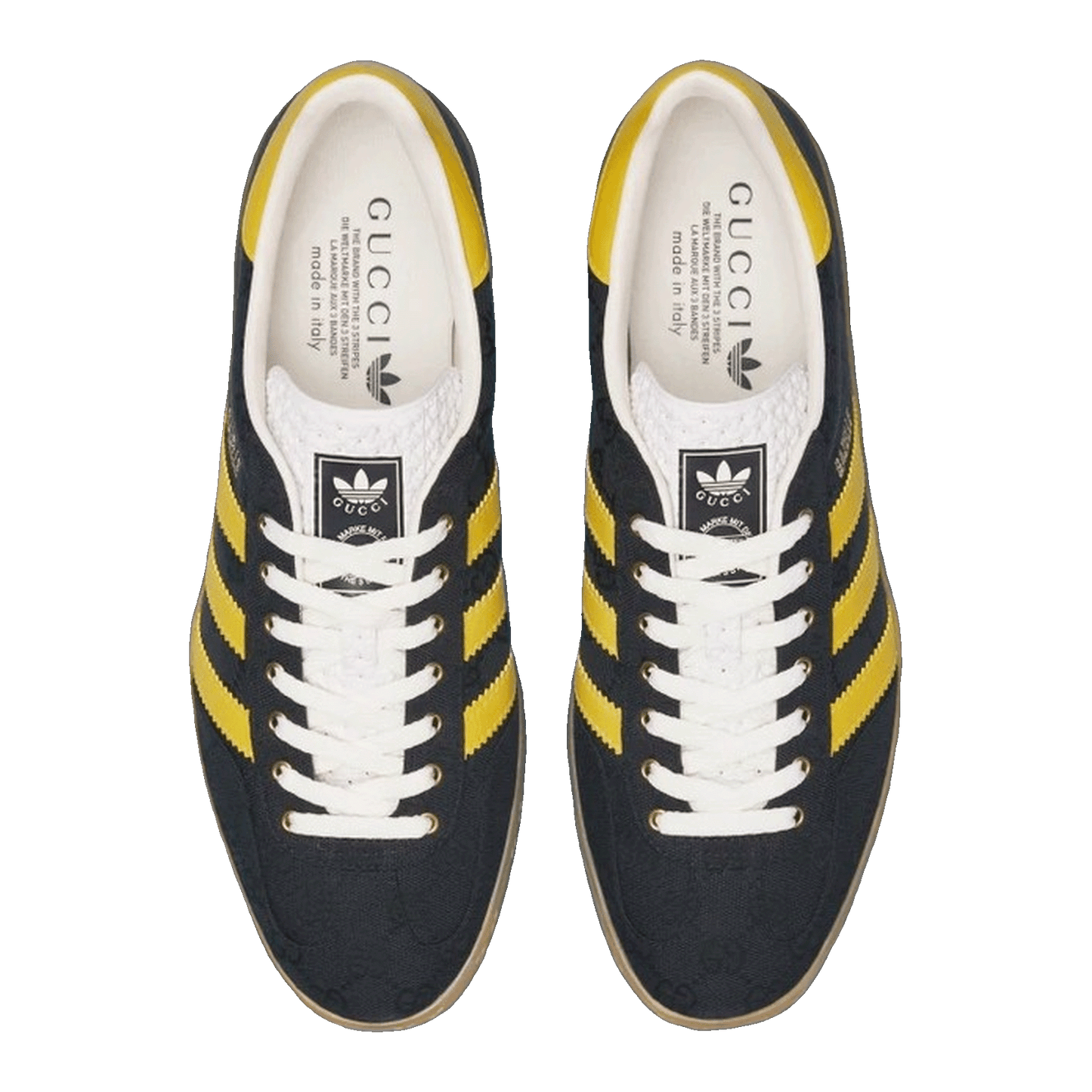 adidas x Gucci Gazelle Black GG Monogram Oben IE2264